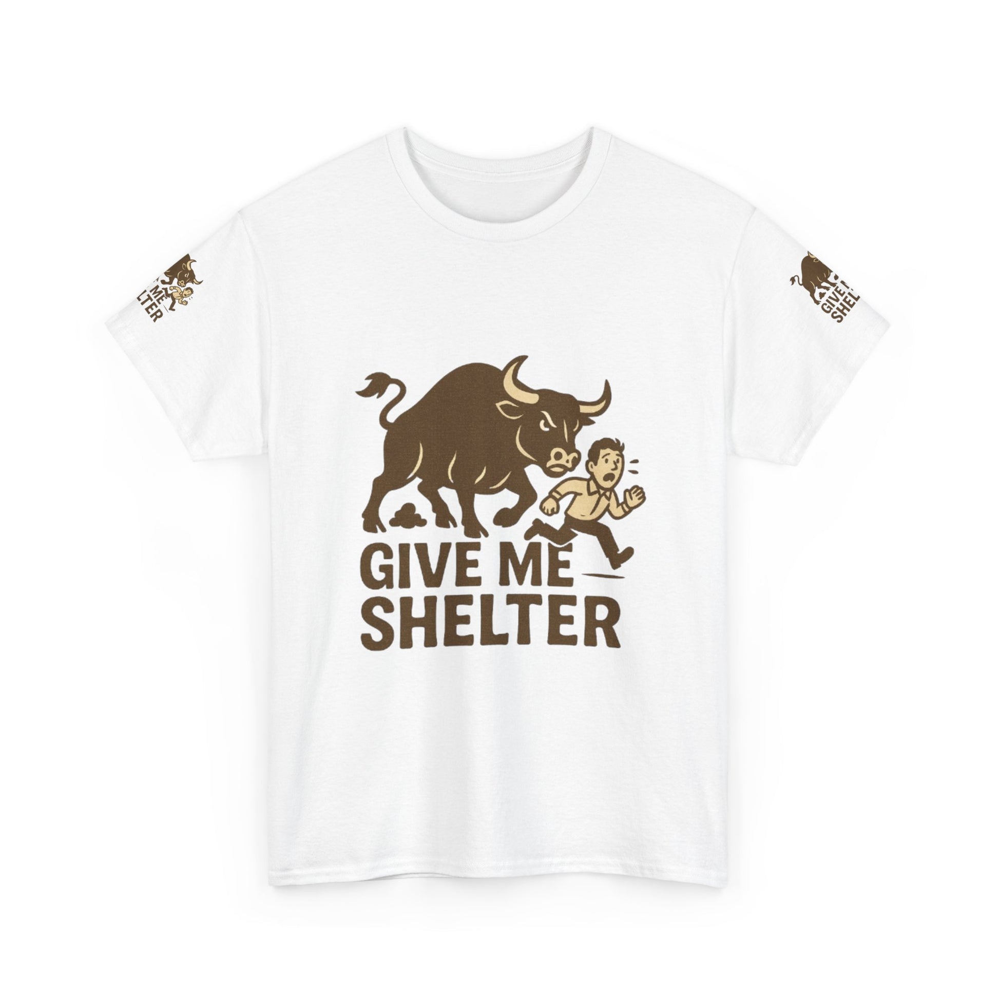 Shelter Run Unisex Cotton Tee | Funny Graphic Tee, Gift for Animal Lovers, Casual Wear, Birthday Humor, Unique Statement Shirt