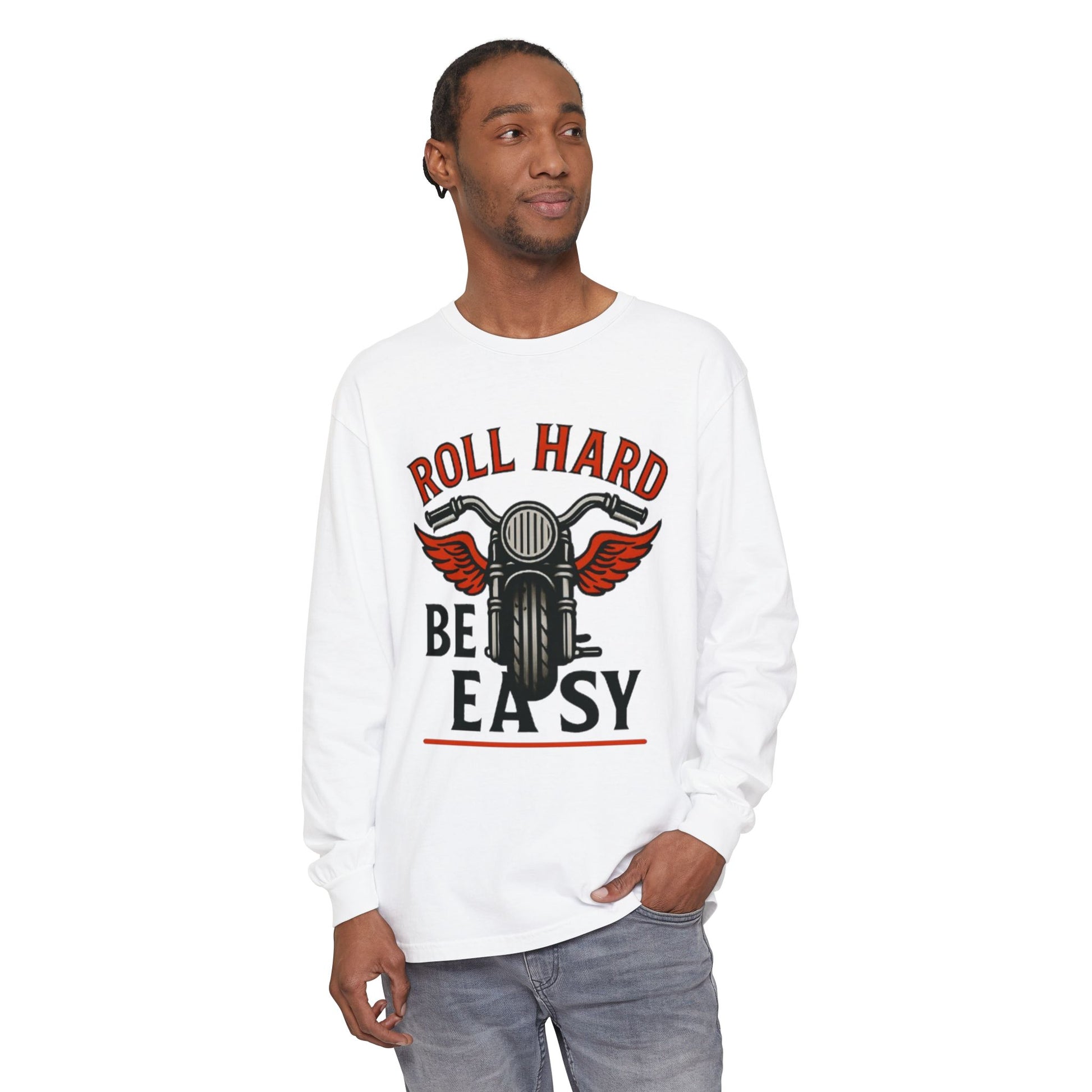 Unisex Garment-dyed Long Sleeve T-Shirt