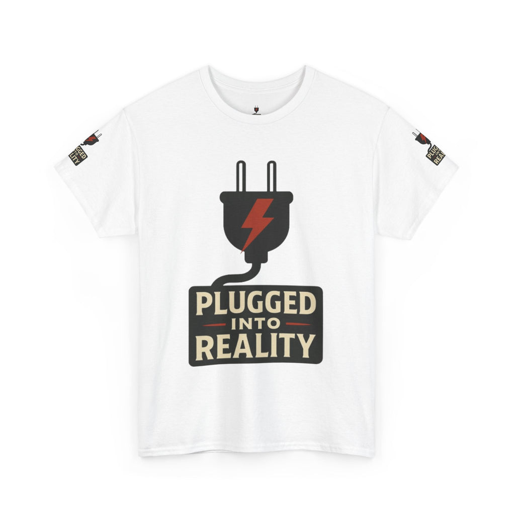 Unplugged Reality Tee - Fun Casual Shirt, Gift for Tech Enthusiasts, Graphic Tee for Friends, Quirky Everyday Wear, Recharge Your Vibe!
