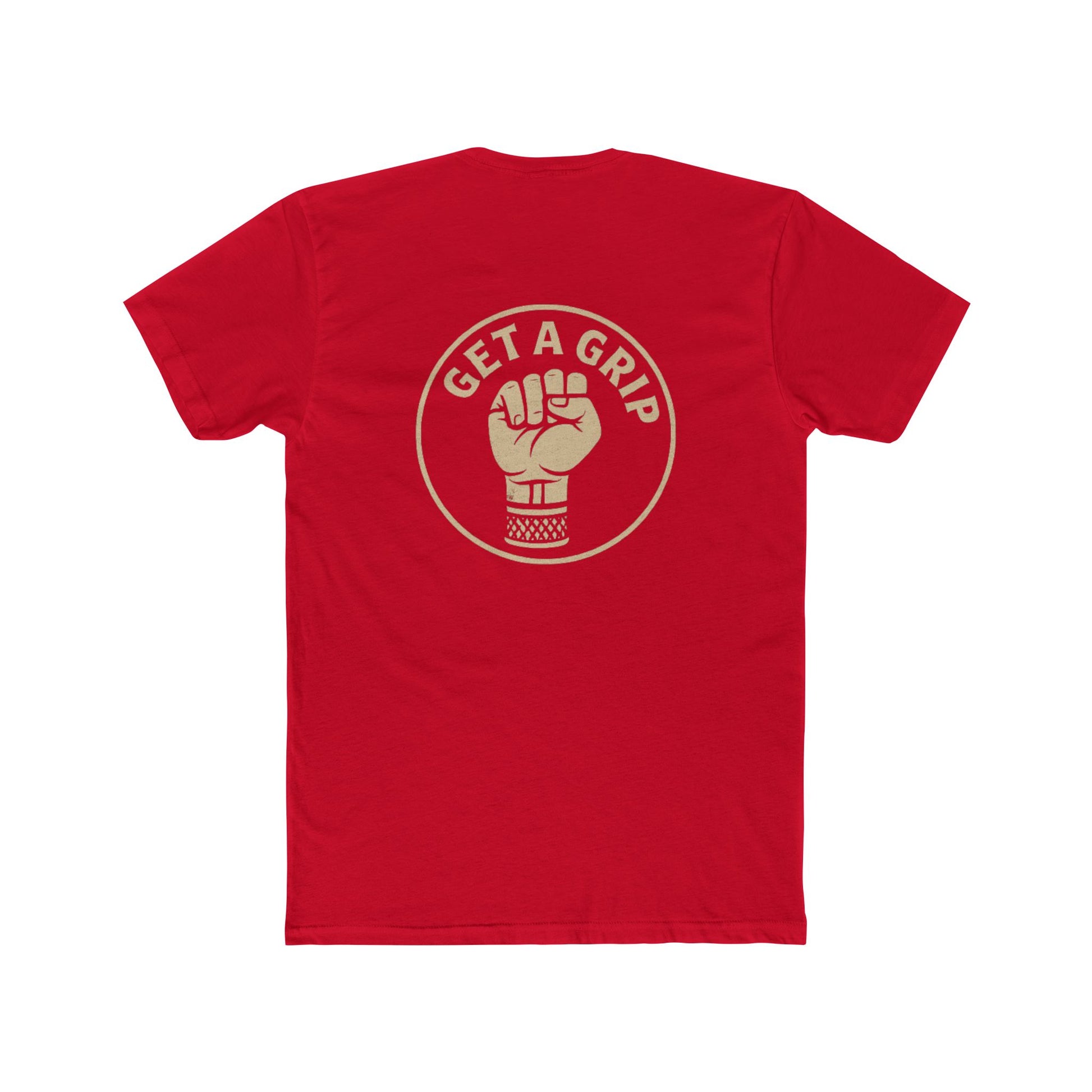 Empowerment Crew Tee - Get a Grip Shirt - Motivational Tee - Unisex Black Cotton T-Shirt - Perfect for Everyday Wear, Gifts, Activism