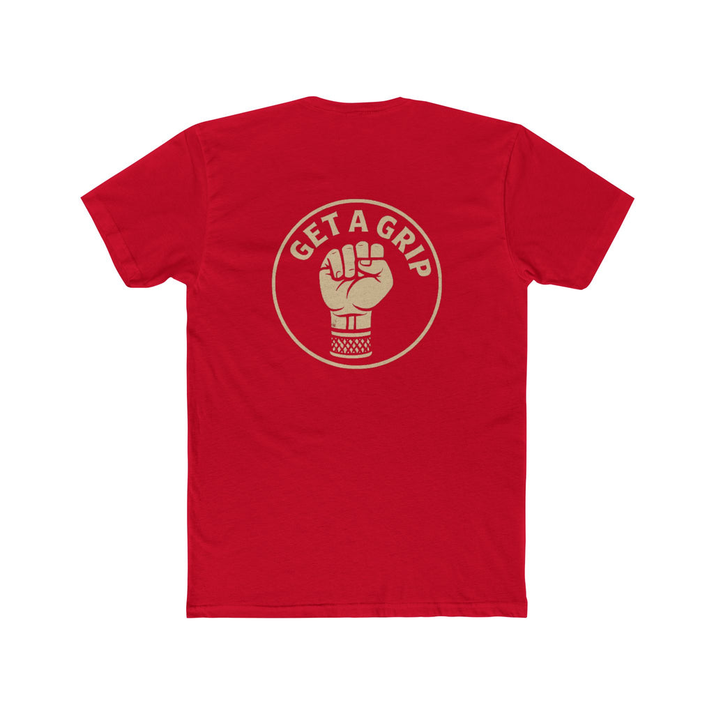 Empowerment Crew Tee - Get a Grip Shirt - Motivational Tee - Unisex Black Cotton T-Shirt - Perfect for Everyday Wear, Gifts, Activism