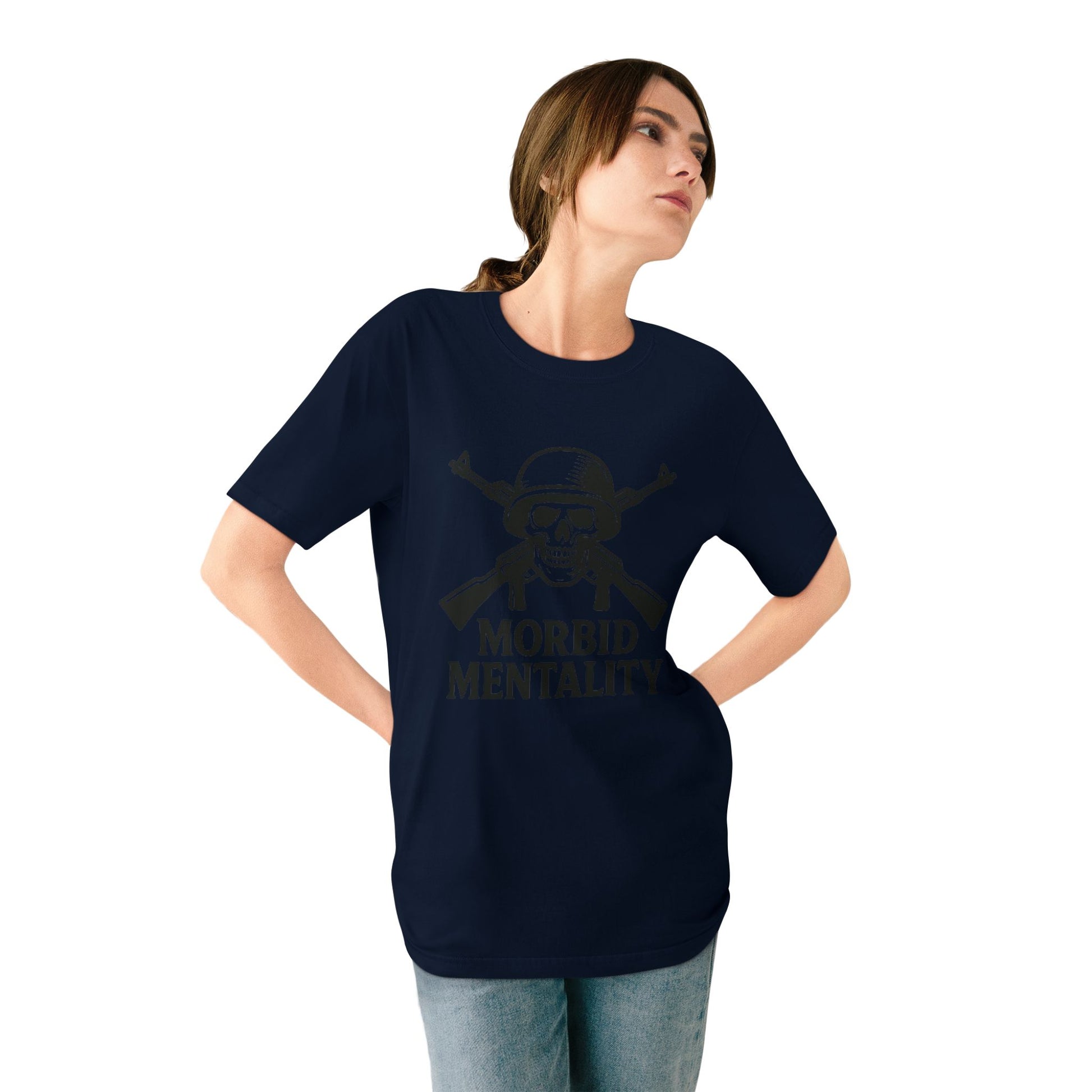 Morbid Mentality T-Shirt | Skull Graphic Tee, Casual Wear, Gift for Halloween, Punk Style, Everyday Comfort