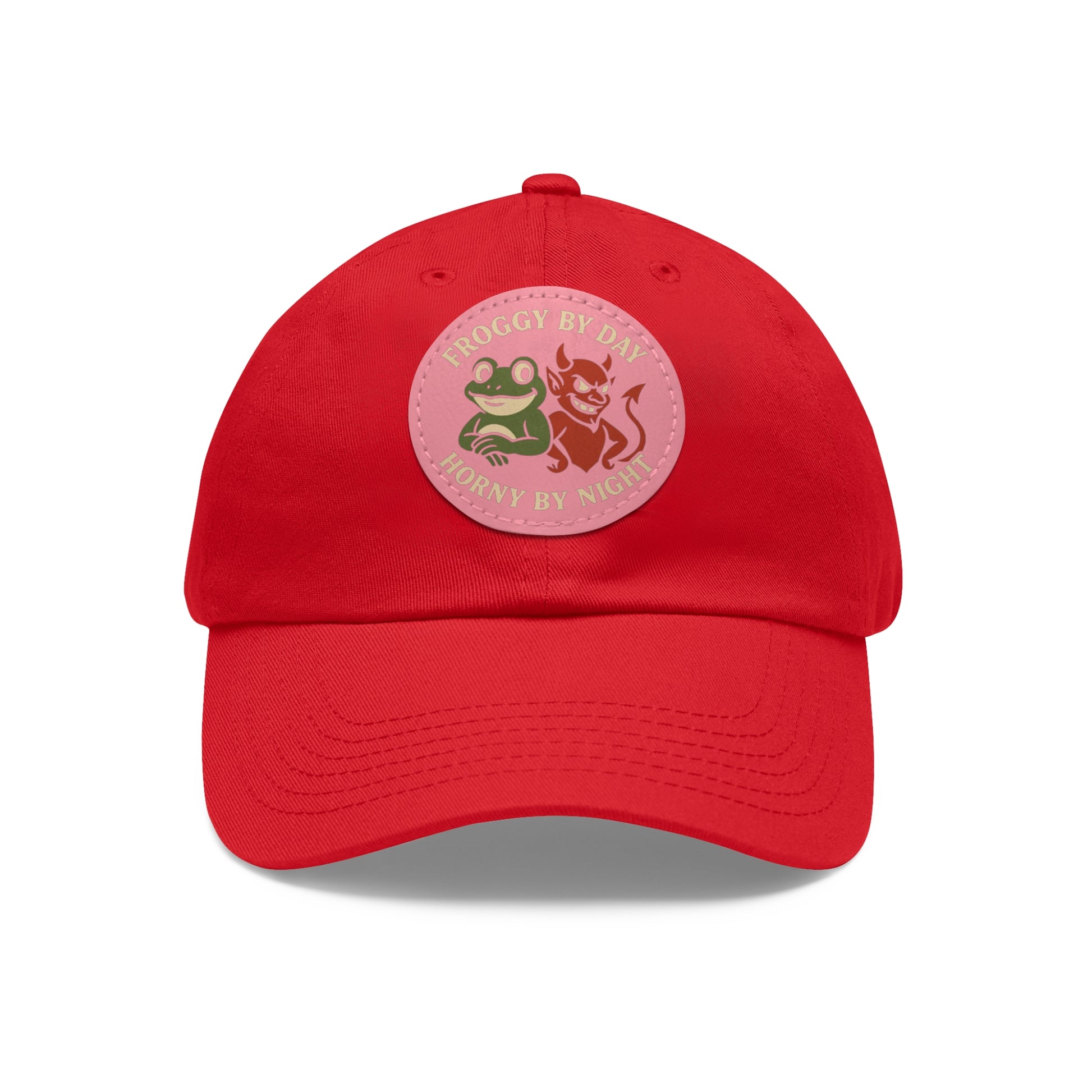 Frog & Devil Dad Hat | Funny Dad Cap, Gift for Father's Day, Casual Style, Outdoor Accessory, Unique Summer Hat