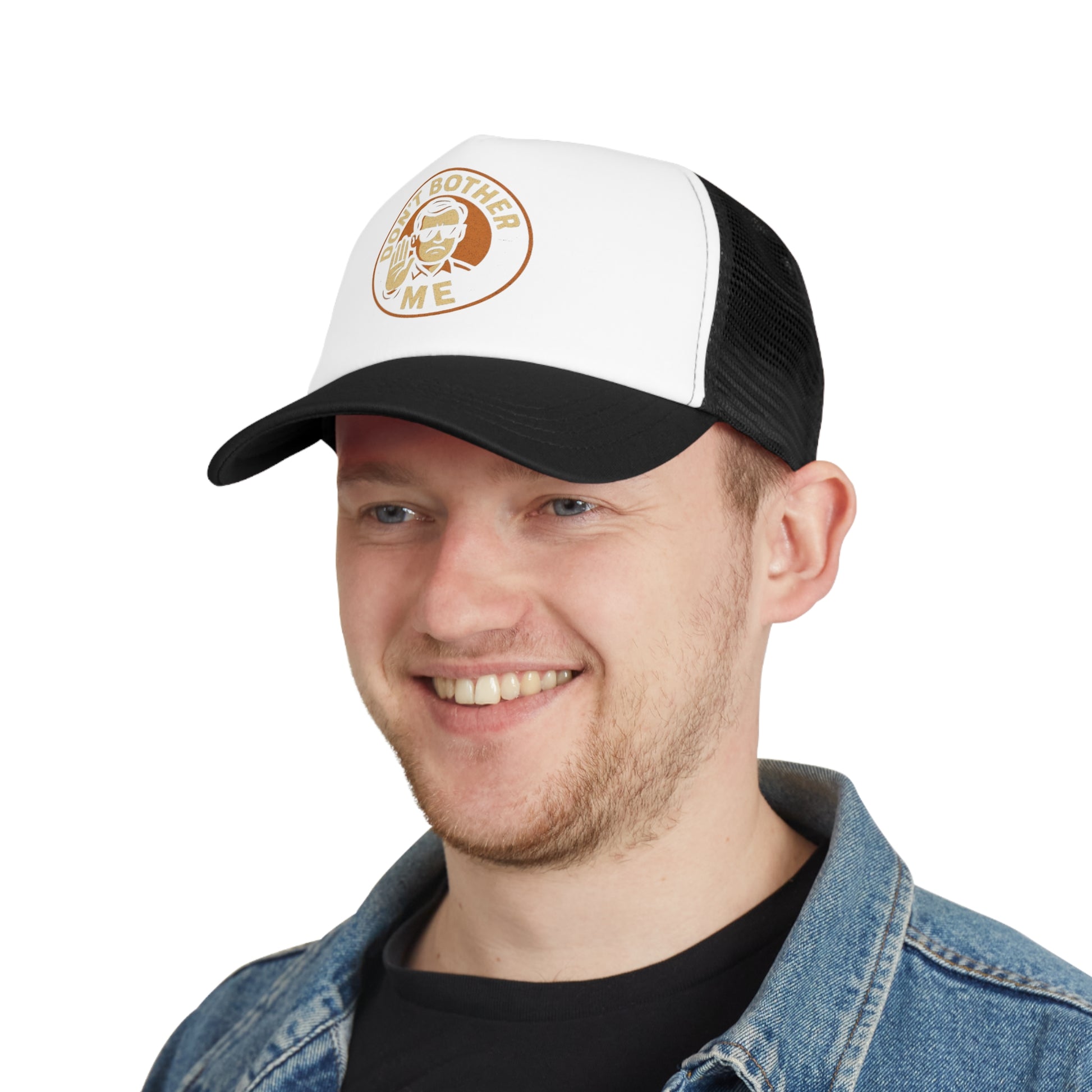 Funny Mesh Cap: Don't Bother Me Hat for Casual Wear, Gift for Dad, Vacation Accessory, Outdoor Sun Protection, Relaxation Gear