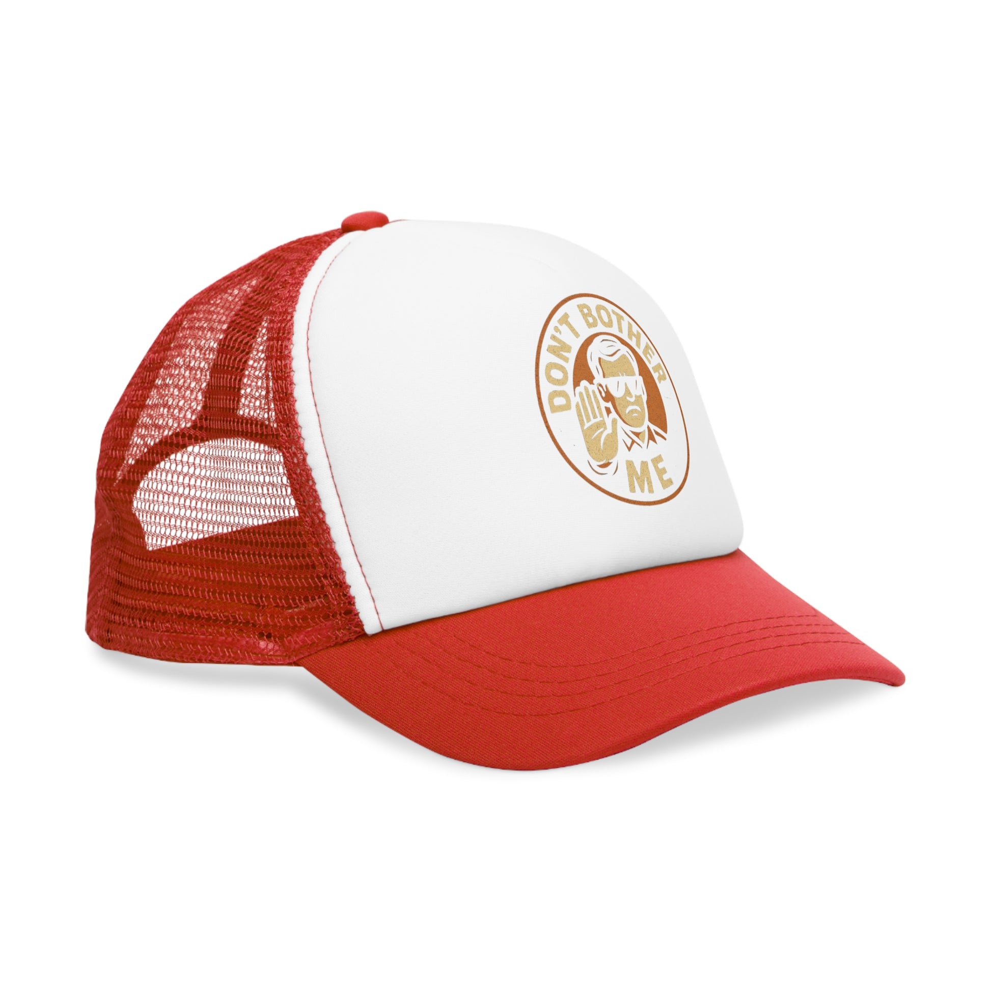 Funny Mesh Cap: Don't Bother Me Hat for Casual Wear, Gift for Dad, Vacation Accessory, Outdoor Sun Protection, Relaxation Gear