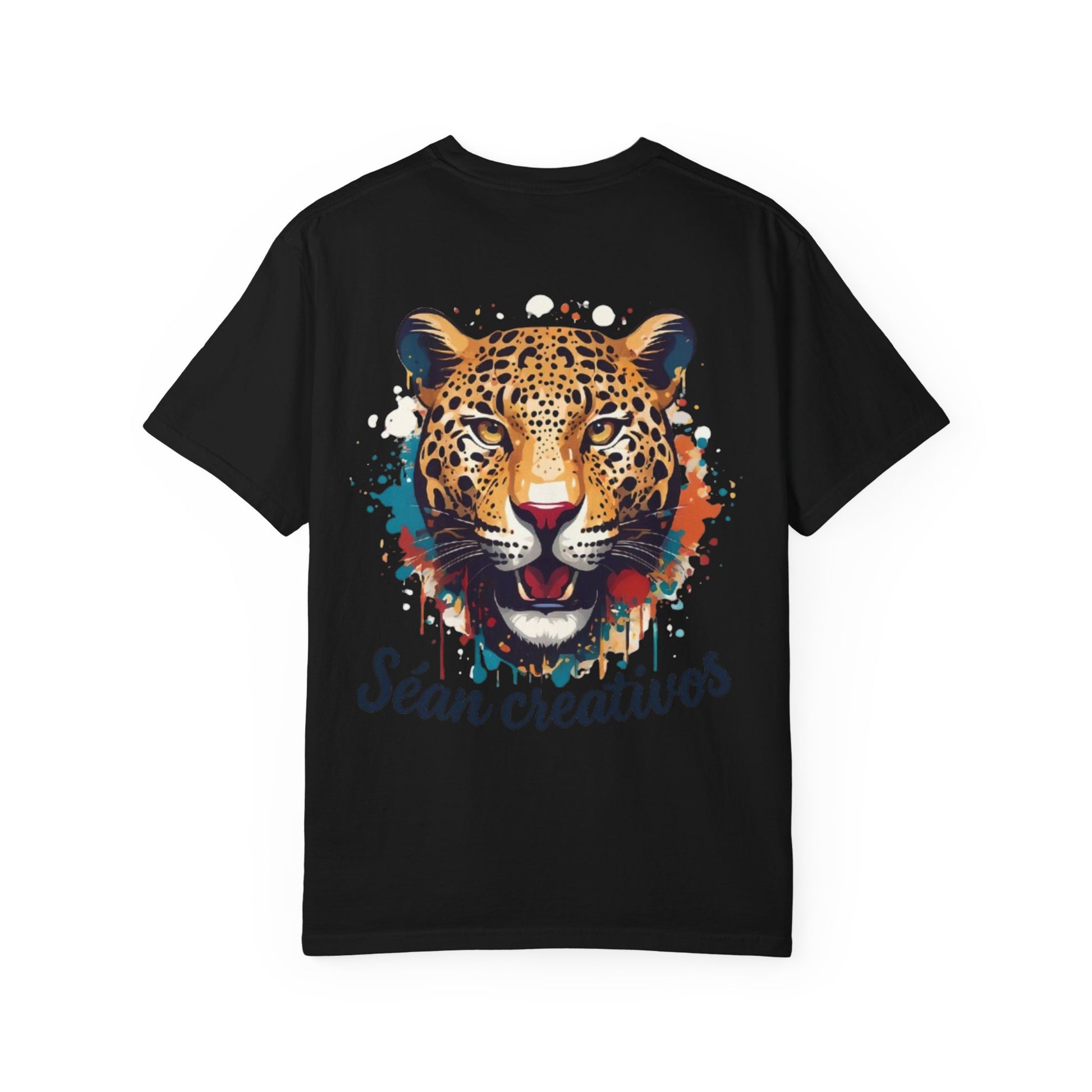 Creative Leopard T-Shirt, Artistic Animal Tee, Unique Gift for Art Lovers, Casual Wear, Trendy Fashion Statement