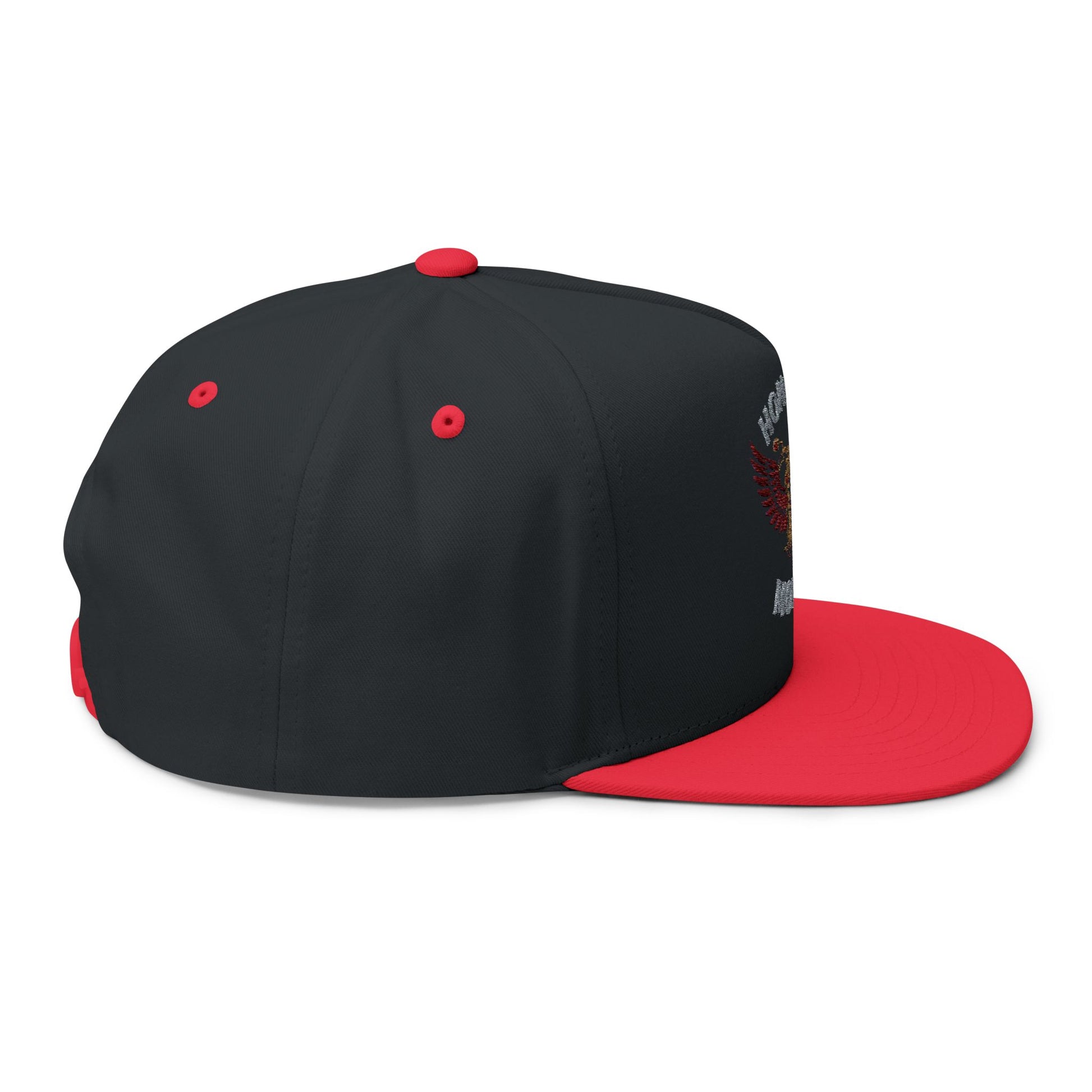 Flat Bill Cap: Honor in Motion Embroidered Hat for Athletes, Sports Lovers, Casual Wear, Gift for Him, Trendy Accessories