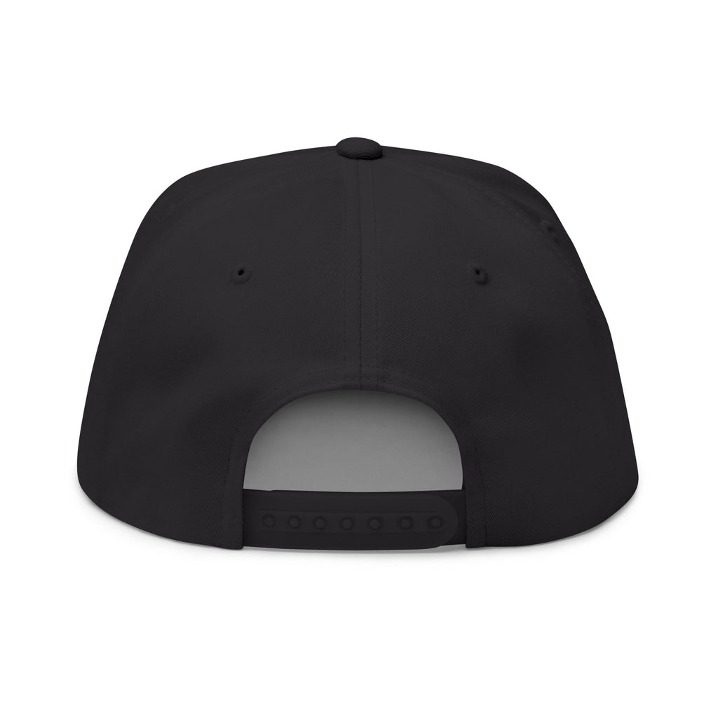 Flat Bill Cap: Honor in Motion Embroidered Hat for Athletes, Sports Lovers, Casual Wear, Gift for Him, Trendy Accessories