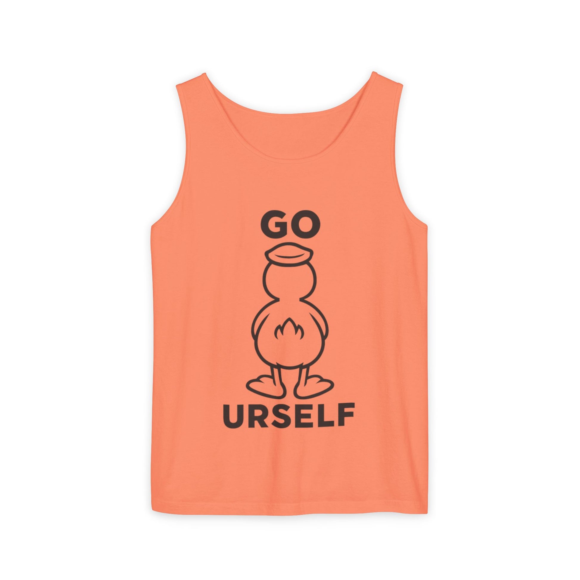 Humorous Unisex Tank Top - "Go Urself" - Perfect for Summer Outings, Gifts, and Casual Wear, Beachwear, Party Attire, Fun Statement Tee