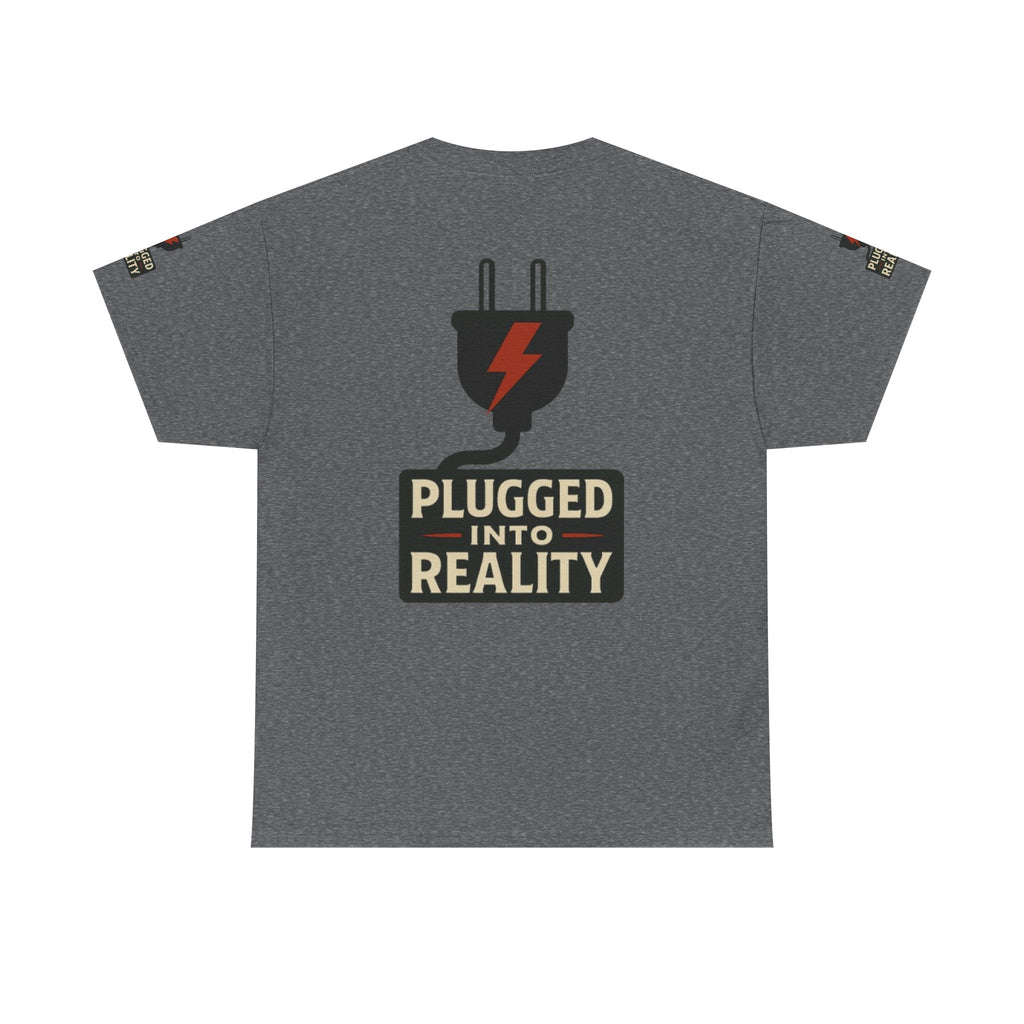 Unplugged Reality Tee - Fun Casual Shirt, Gift for Tech Enthusiasts, Graphic Tee for Friends, Quirky Everyday Wear, Recharge Your Vibe!