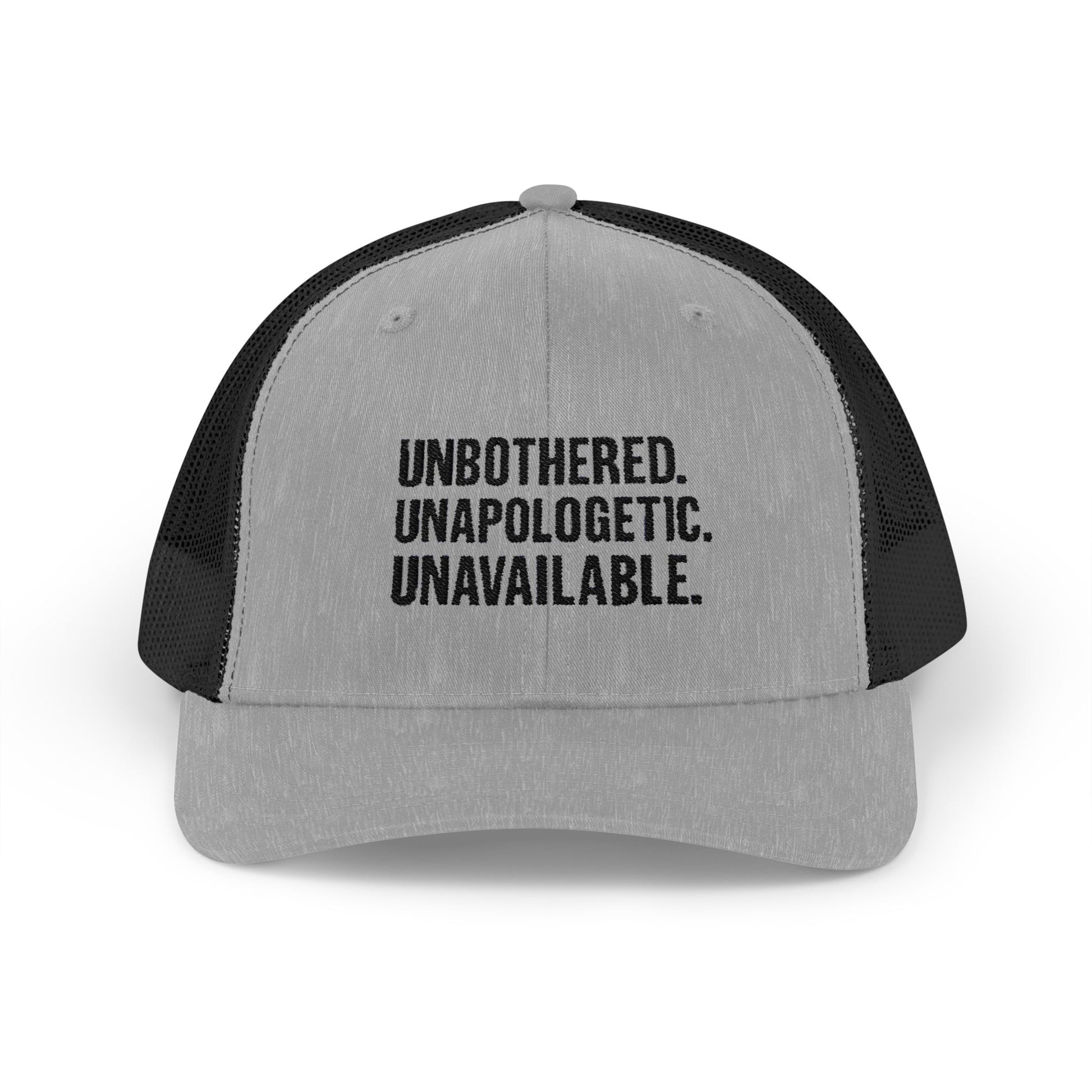 Snapback Cap - Unbothered Unapologetic Unavailable Design