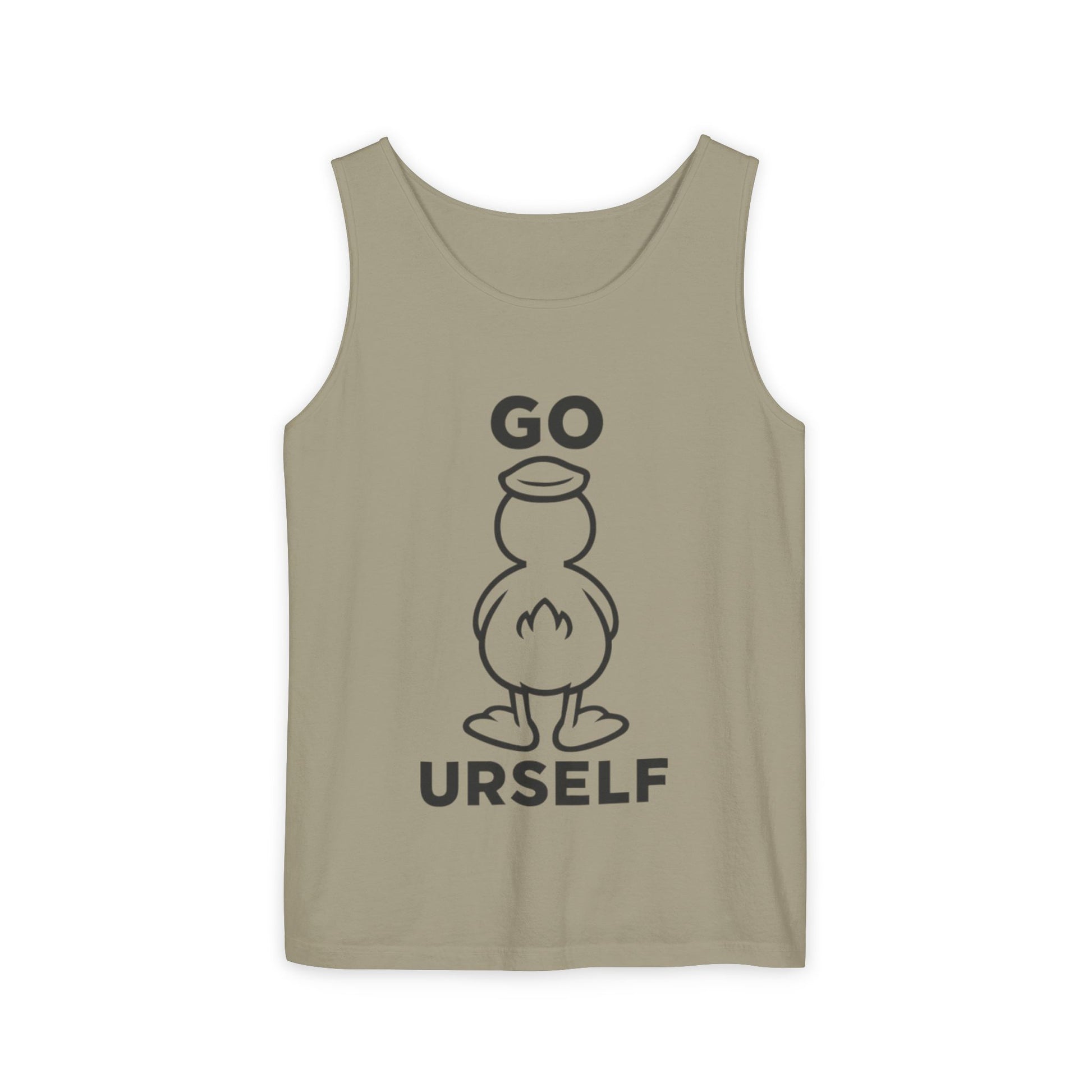 Humorous Unisex Tank Top - "Go Urself" - Perfect for Summer Outings, Gifts, and Casual Wear, Beachwear, Party Attire, Fun Statement Tee