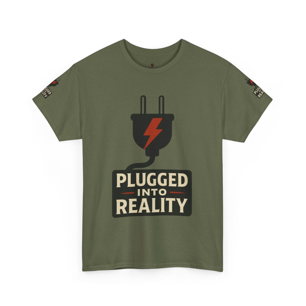 Unplugged Reality Tee - Fun Casual Shirt, Gift for Tech Enthusiasts, Graphic Tee for Friends, Quirky Everyday Wear, Recharge Your Vibe!