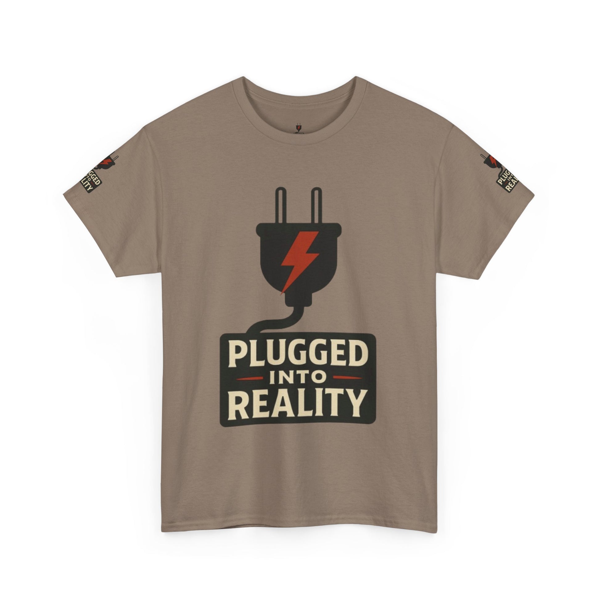 Unplugged Reality Tee - Fun Casual Shirt, Gift for Tech Enthusiasts, Graphic Tee for Friends, Quirky Everyday Wear, Recharge Your Vibe!