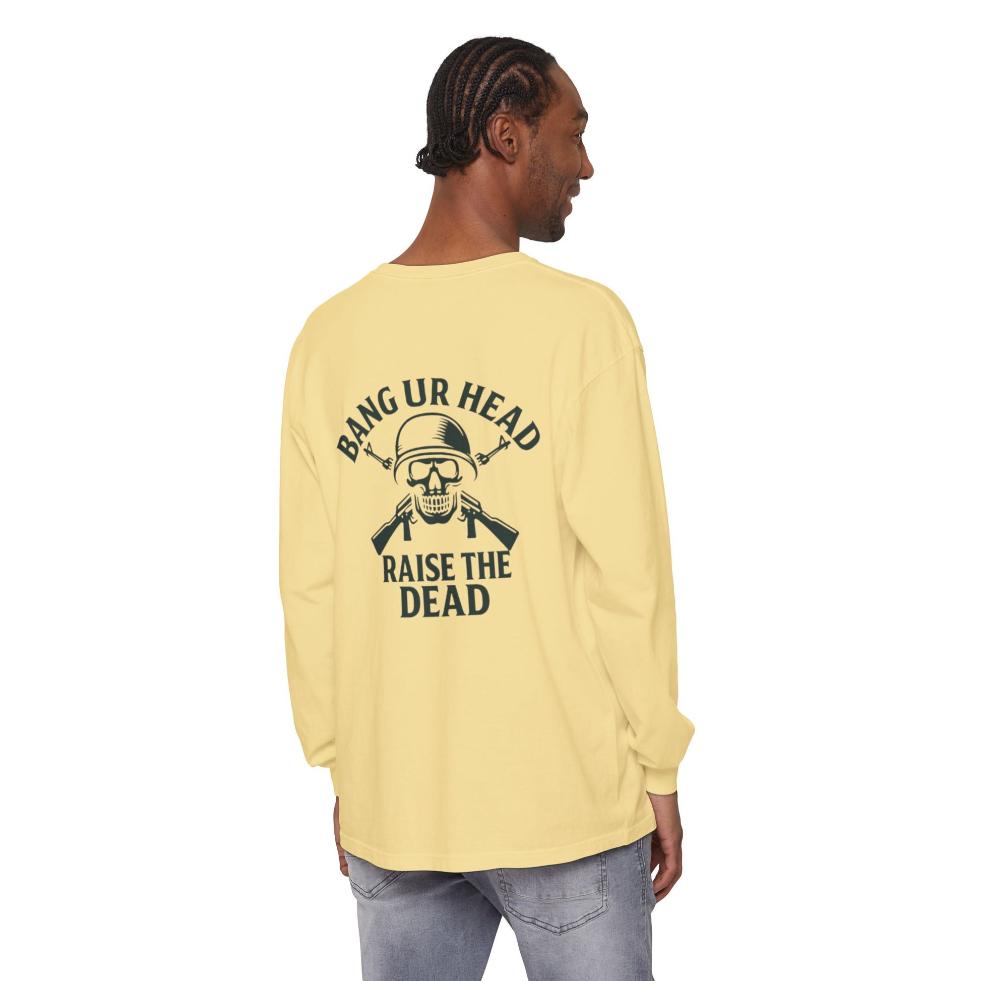 Unisex Garment-dyed Long Sleeve T-Shirt