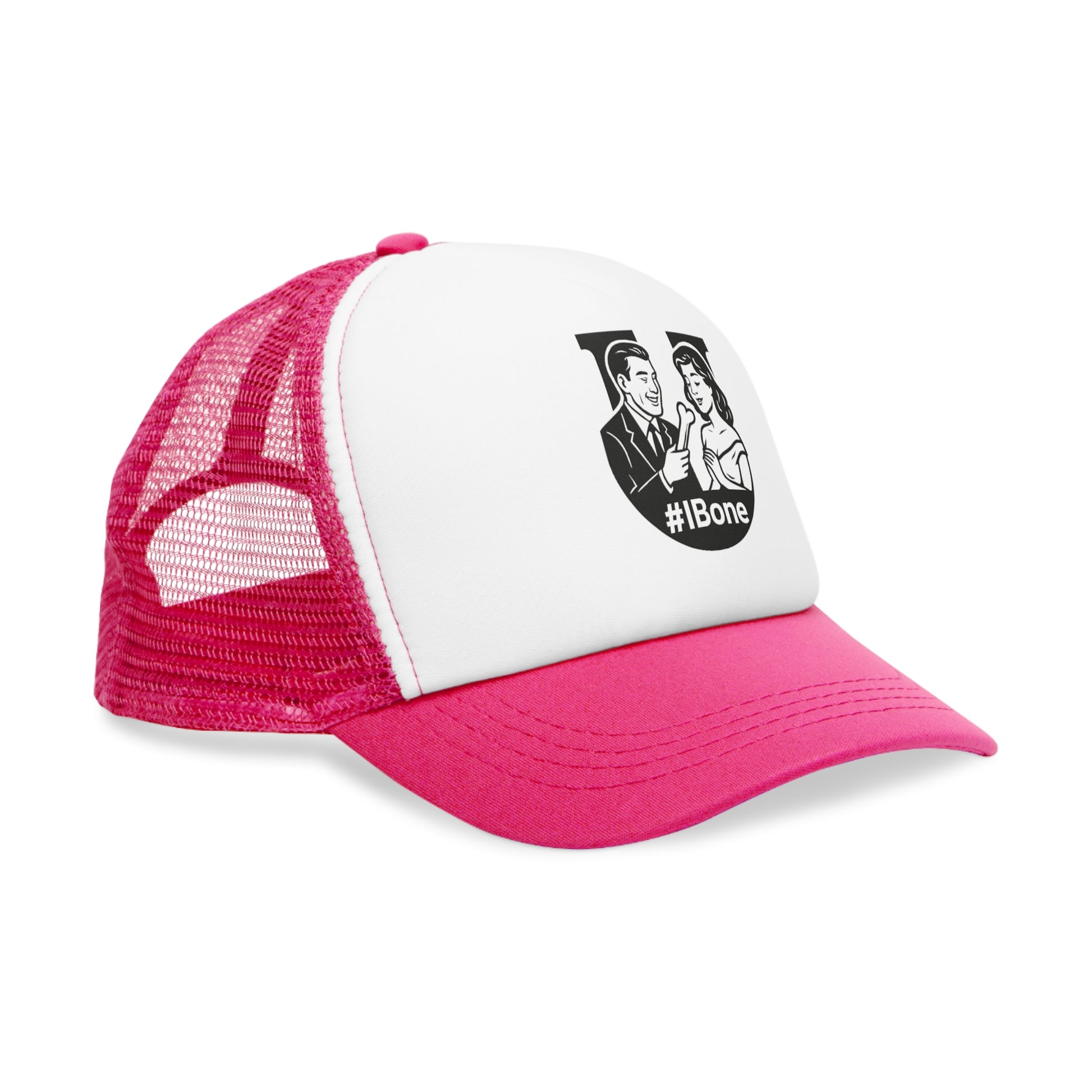 Humorous Mesh Cap for Couples, Fun Gift for Weddings, Engagements, Anniversary, Trendy Hat for Summer, Matching Outfits, #IBone