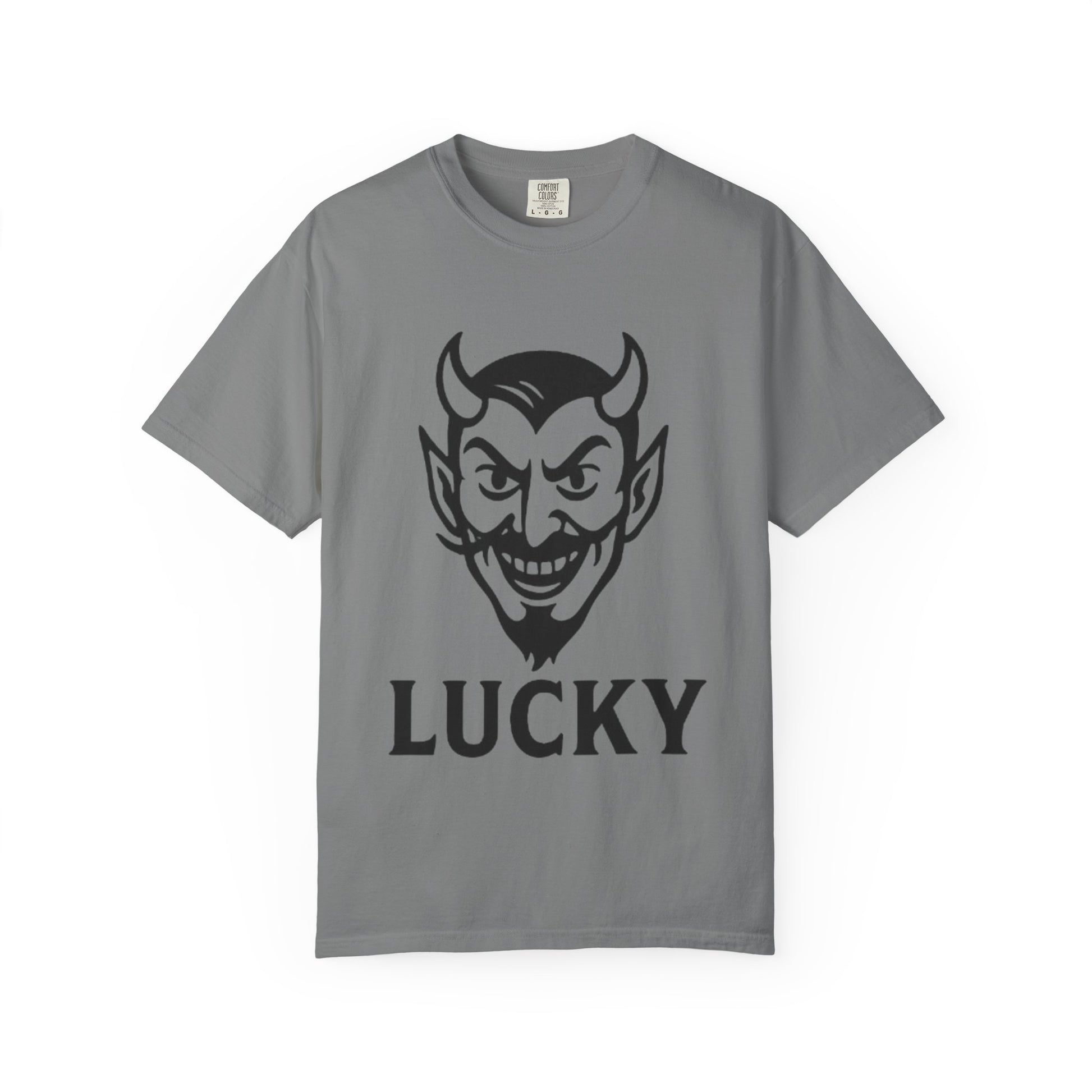 Lucky Devil Graphic Unisex T-Shirt, Spooky Style Tee, Halloween Apparel, Gift for Friends, Casual Wear