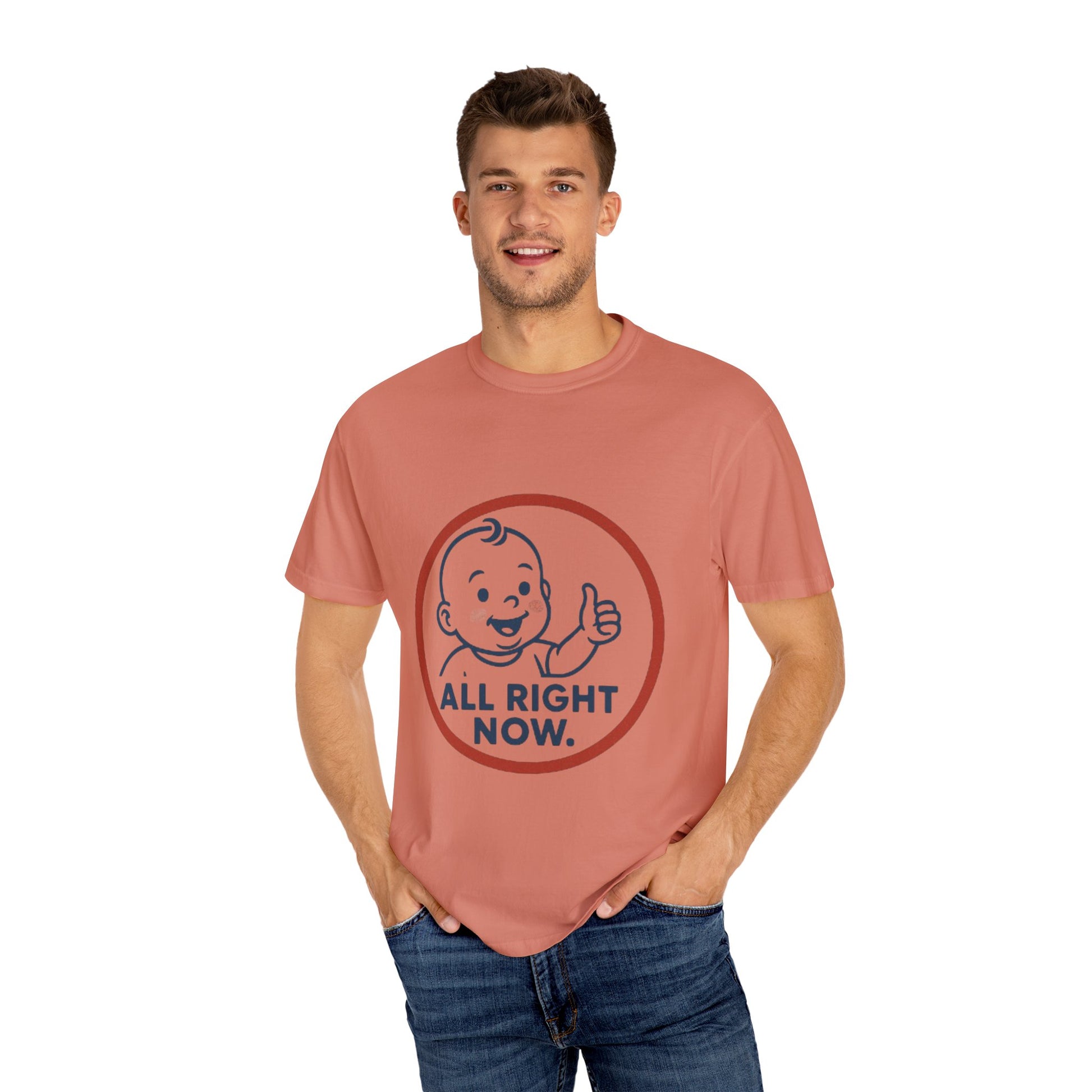 Cheerful Baby Graphic T-Shirt, Funny Quote Tee, Casual Wear, Gift for New Parents, Baby Shower Present, Everyday Comfort