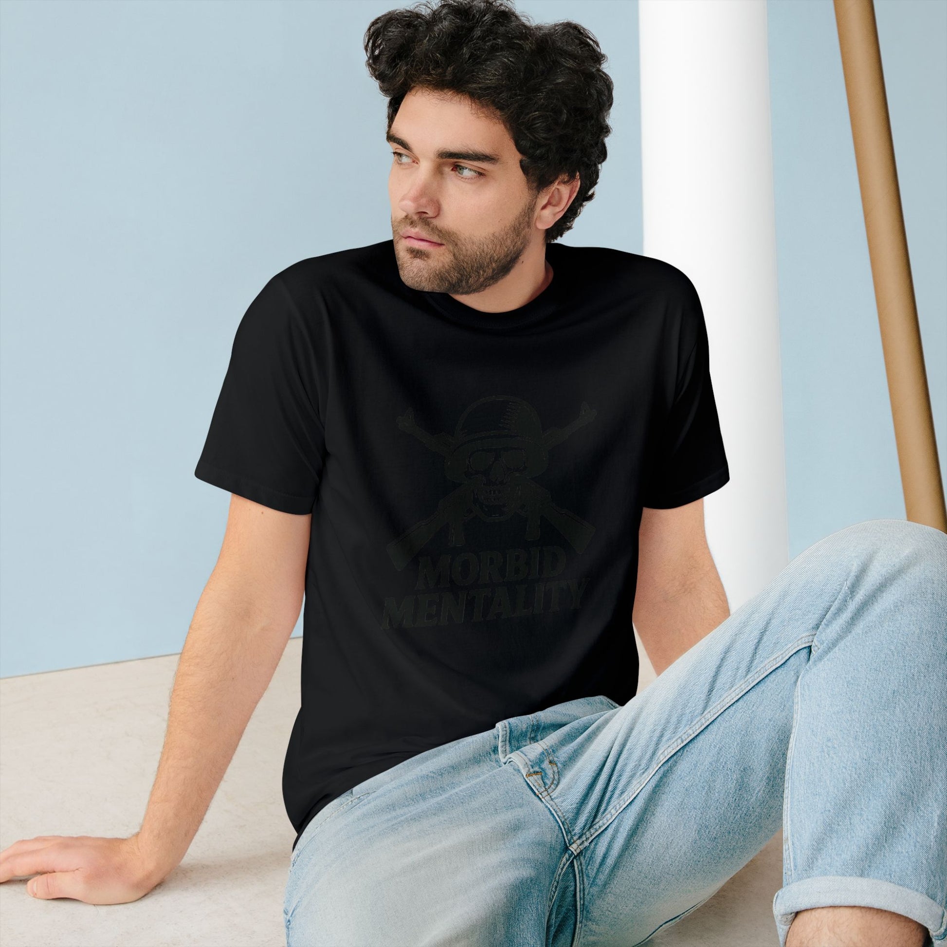 Morbid Mentality T-Shirt | Skull Graphic Tee, Casual Wear, Gift for Halloween, Punk Style, Everyday Comfort