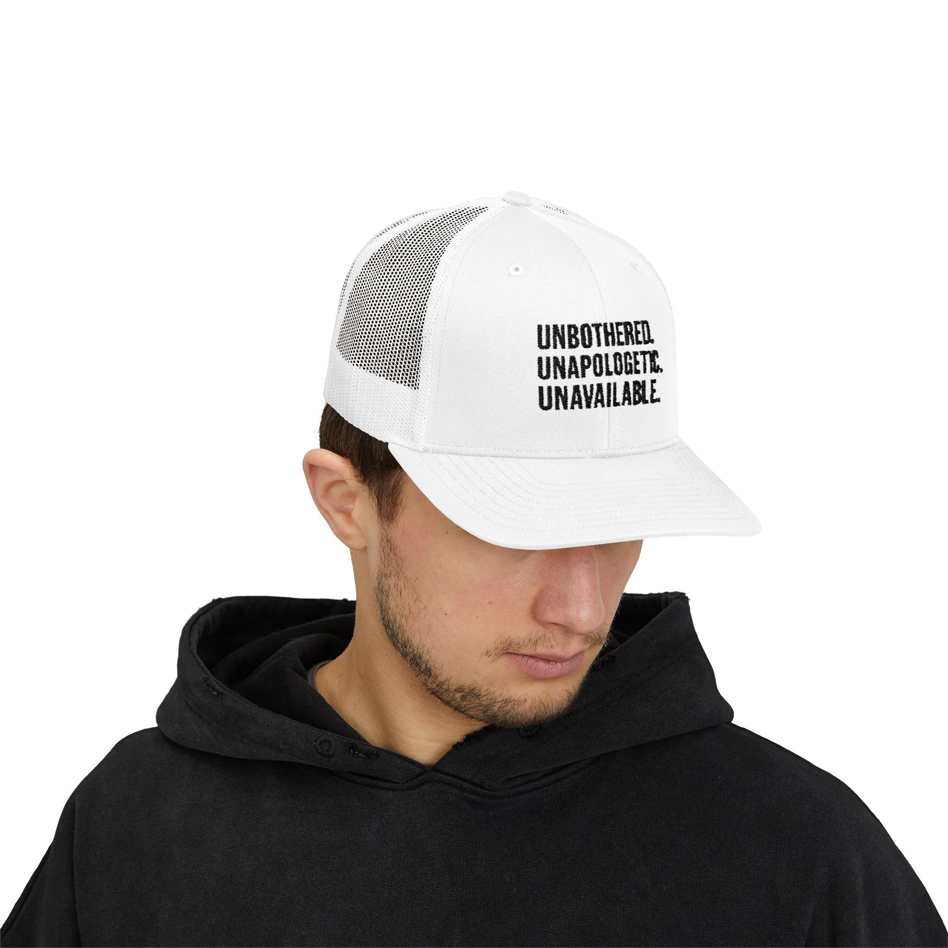 Snapback Cap - Unbothered Unapologetic Unavailable Design