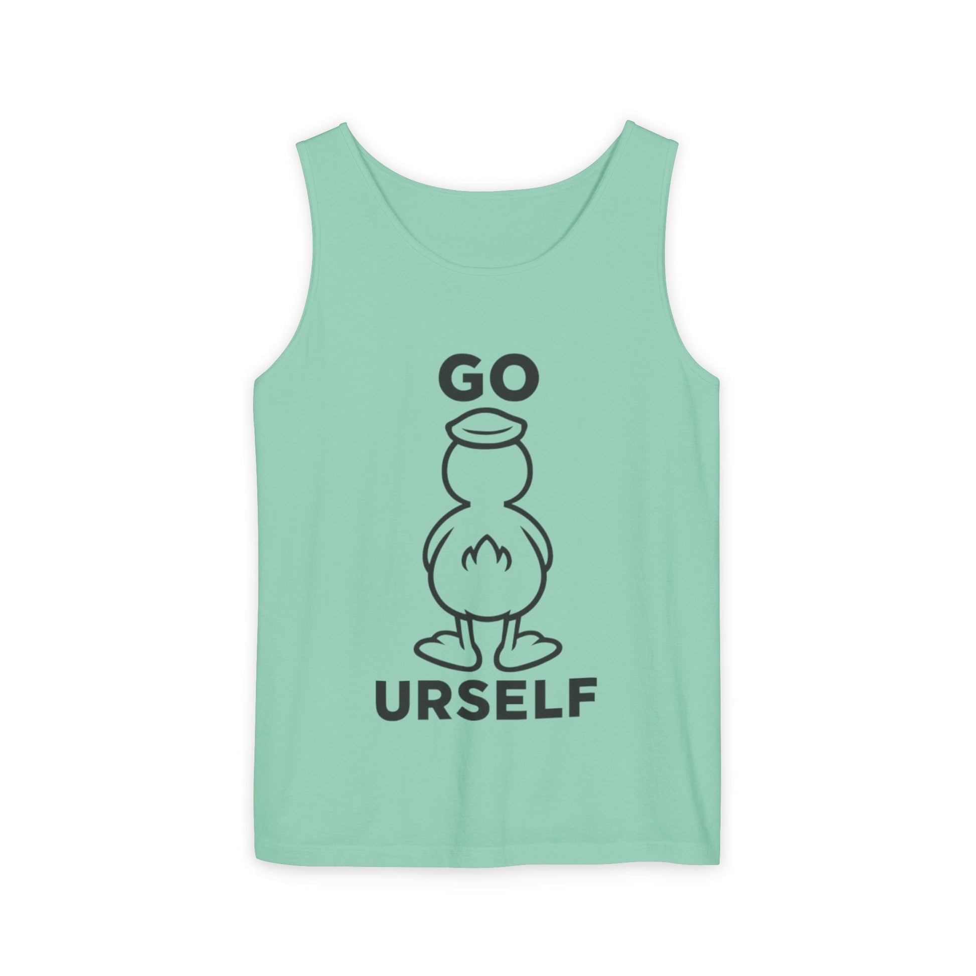 Humorous Unisex Tank Top - "Go Urself" - Perfect for Summer Outings, Gifts, and Casual Wear, Beachwear, Party Attire, Fun Statement Tee