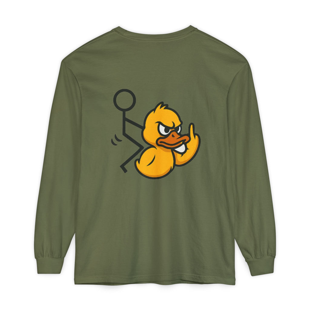 Unisex Garment-dyed Long Sleeve T-Shirt