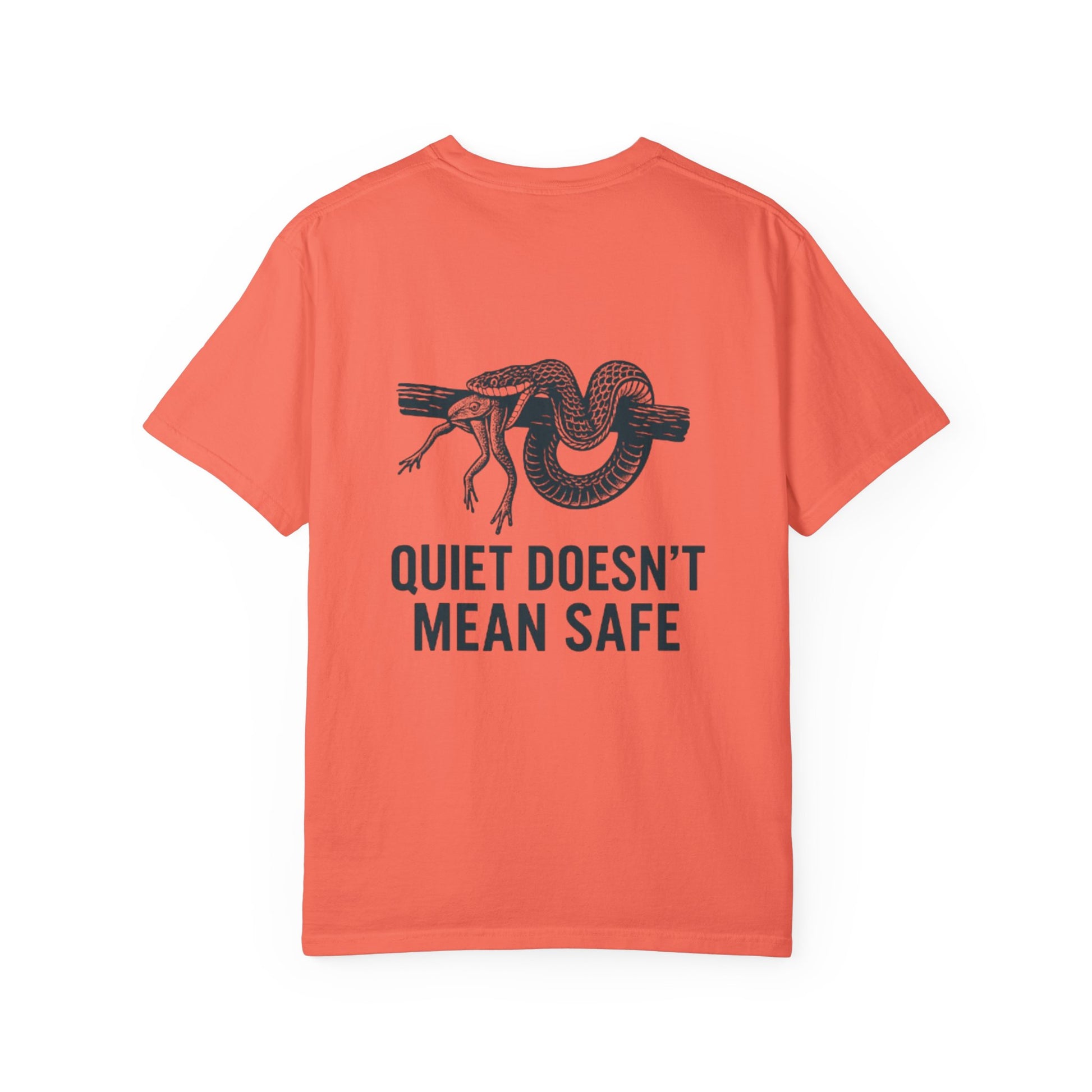 Snake and Frog Unisex T-Shirt - Nature Lover Gift, Adventure Apparel, Unique Graphic Tee, Eco-Friendly Fashion, Wildlife Enthusiast Shirt