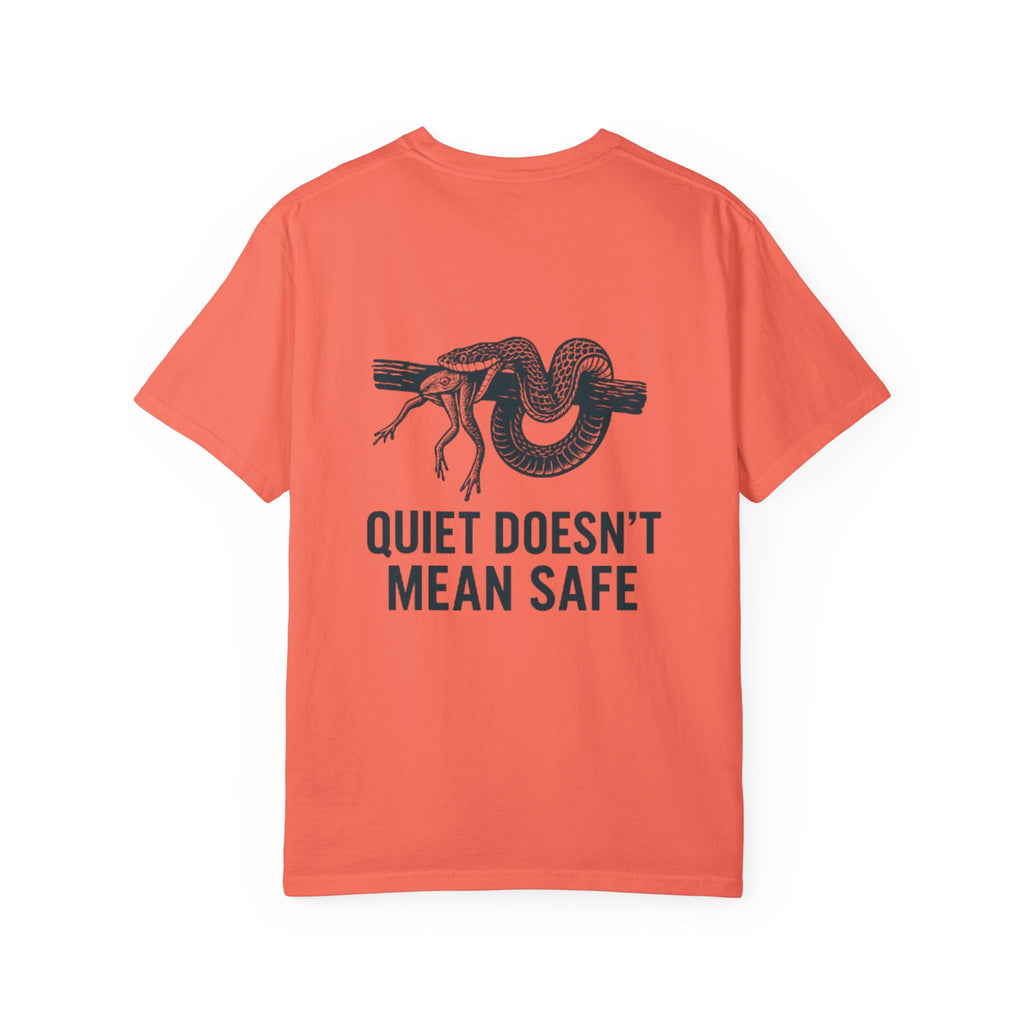 Snake and Frog Unisex T-Shirt - Nature Lover Gift, Adventure Apparel, Unique Graphic Tee, Eco-Friendly Fashion, Wildlife Enthusiast Shirt