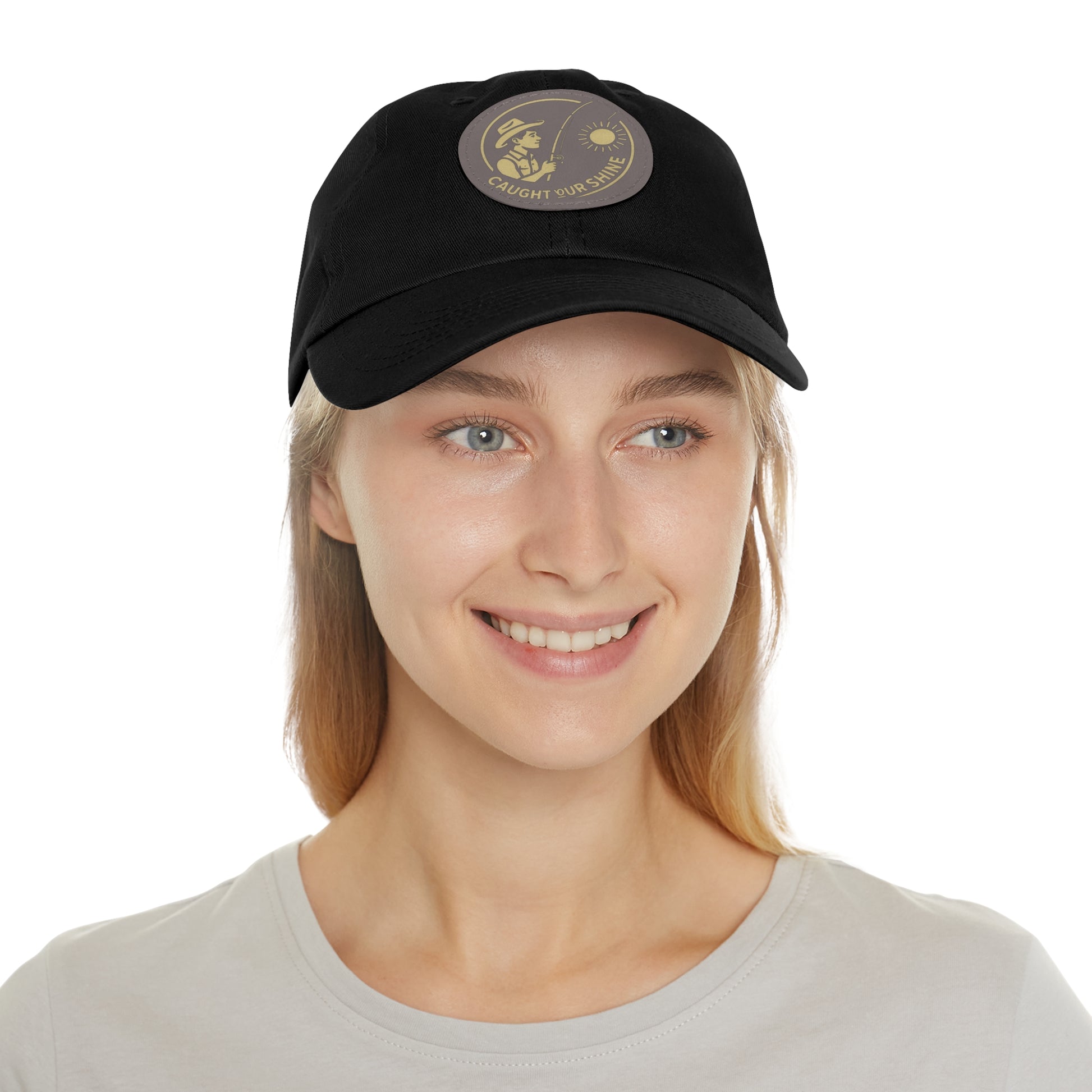 Stylish Dad Hat with Leather Patch | Perfect for Outdoors, Gift for Dads, Casual Wear, Summer Adventures, Trendy Accessories