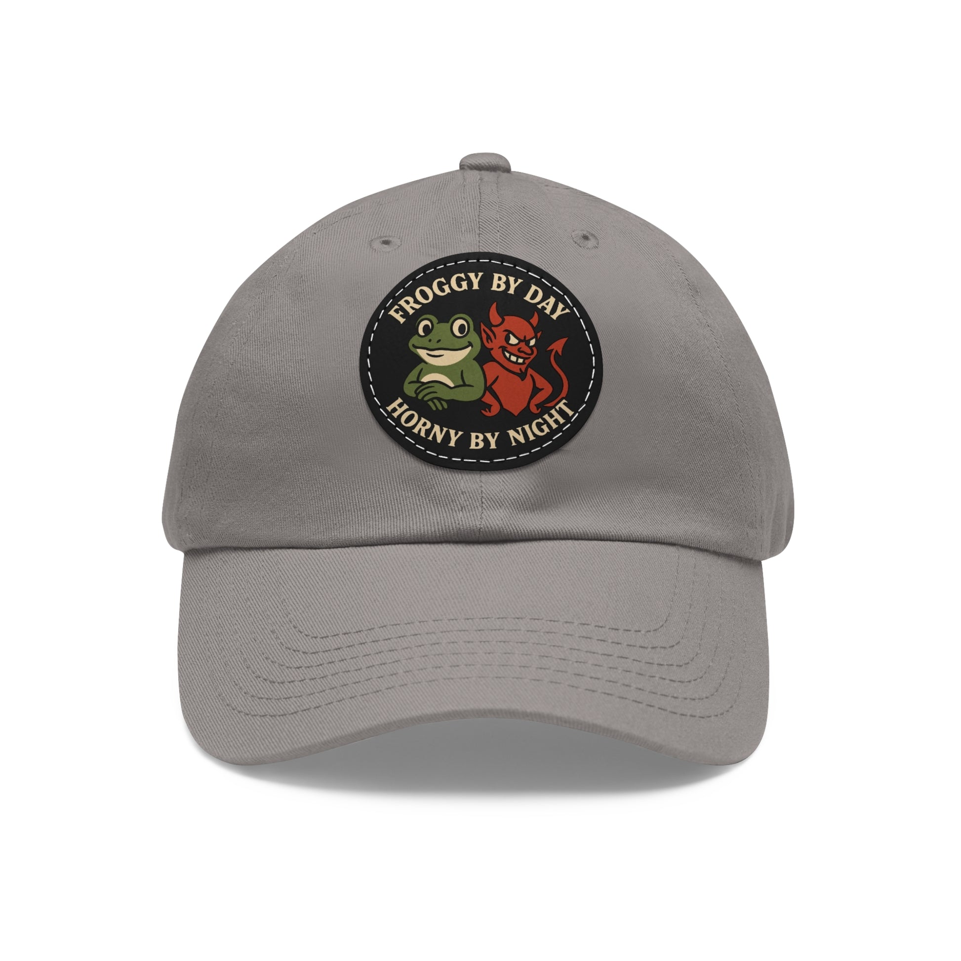Frog & Devil Dad Hat | Funny Dad Cap, Gift for Father's Day, Casual Style, Outdoor Accessory, Unique Summer Hat