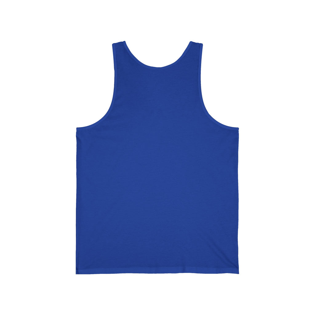 Unisex Jersey Tank Top - Adapt Fast Stay Human, Motivational Workout Shirt, Casual Summer Apparel, Gift for Athletes, Mindfulness Tank