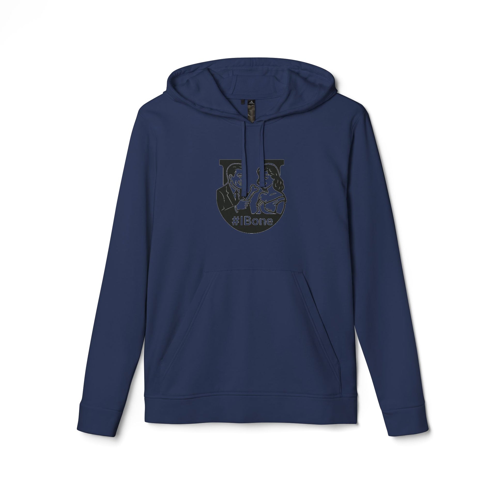 Unisex Fleece Hoodie with #IBone Graphic, Cozy Casual Wear for Everyday, Gift for Friends, Perfect for Events, Sportswear