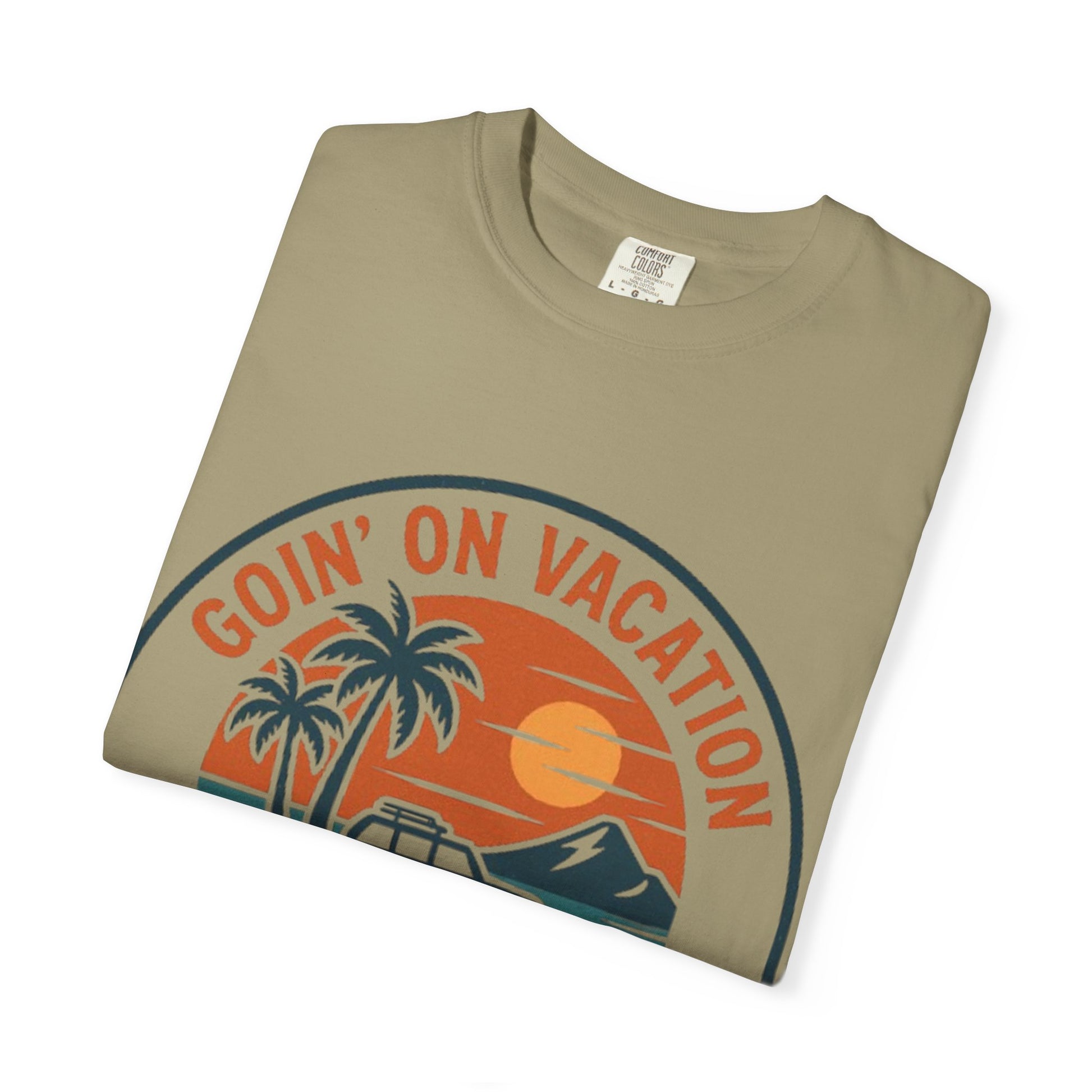 Vacation Vibes Graphic Tee - Goin' on Vacation, Leavin' on Probation, Gift for Travelers, Summer T-Shirt, Fun Casual Wear, Unisex Apparel