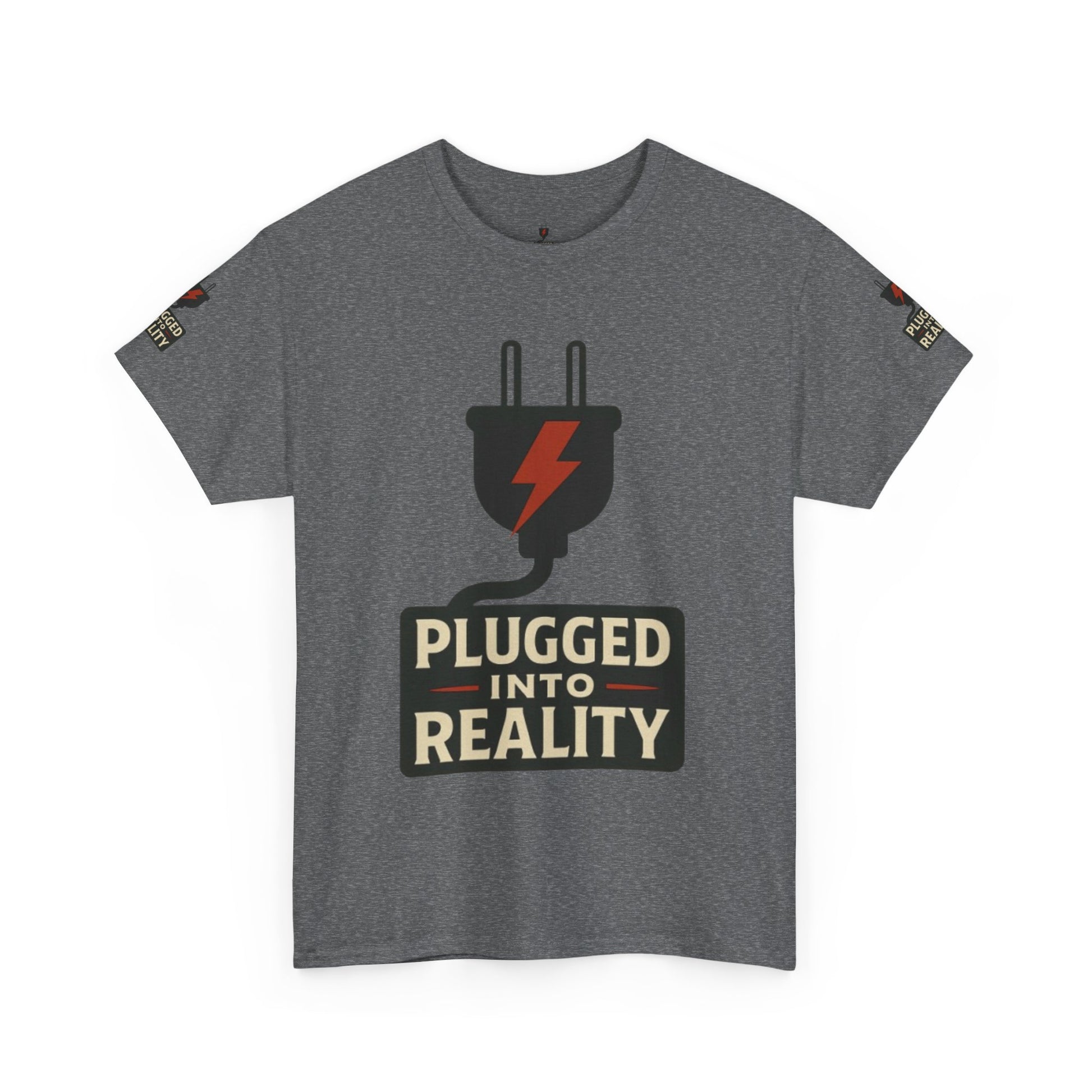 Unplugged Reality Tee - Fun Casual Shirt, Gift for Tech Enthusiasts, Graphic Tee for Friends, Quirky Everyday Wear, Recharge Your Vibe!