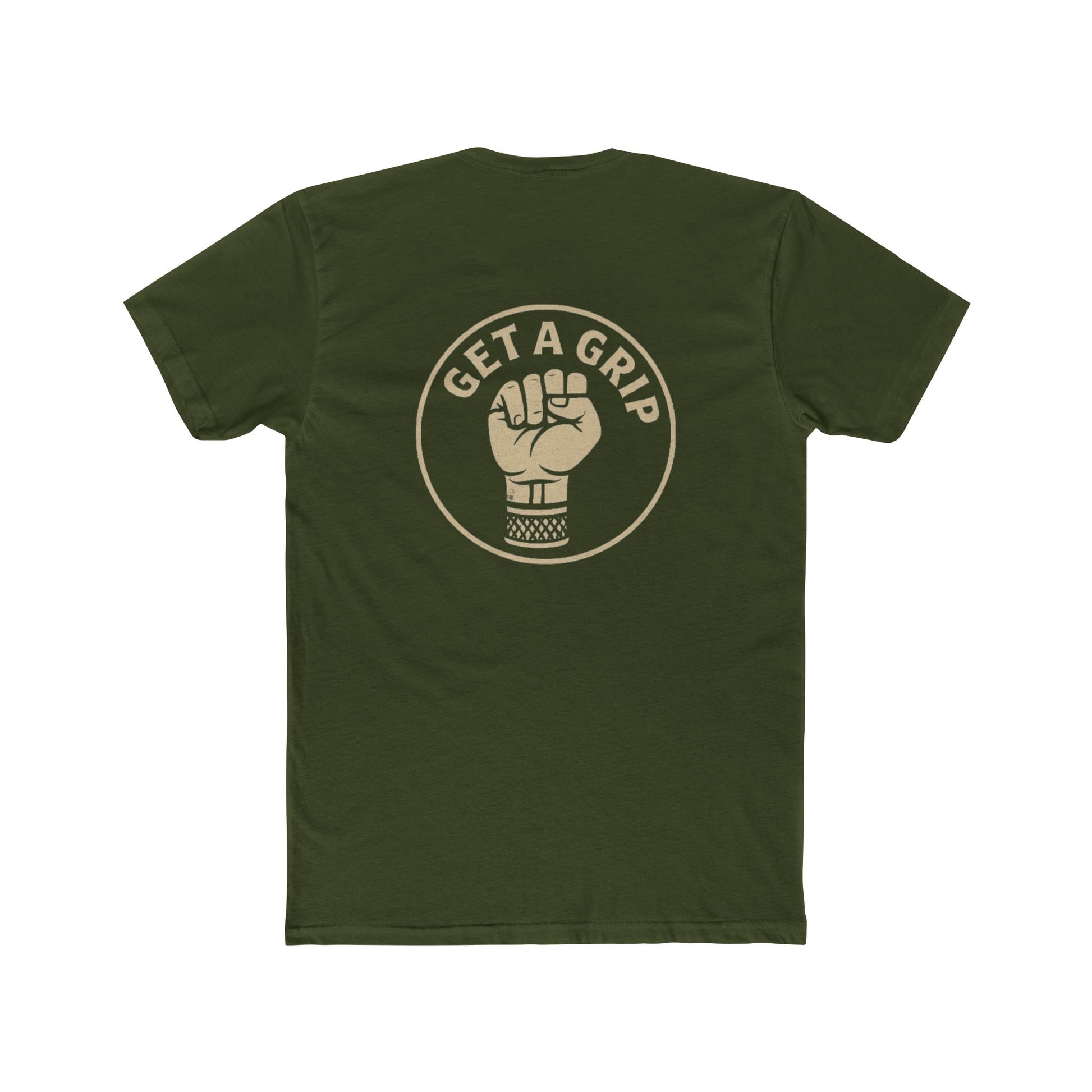 Empowerment Crew Tee - Get a Grip Shirt - Motivational Tee - Unisex Black Cotton T-Shirt - Perfect for Everyday Wear, Gifts, Activism