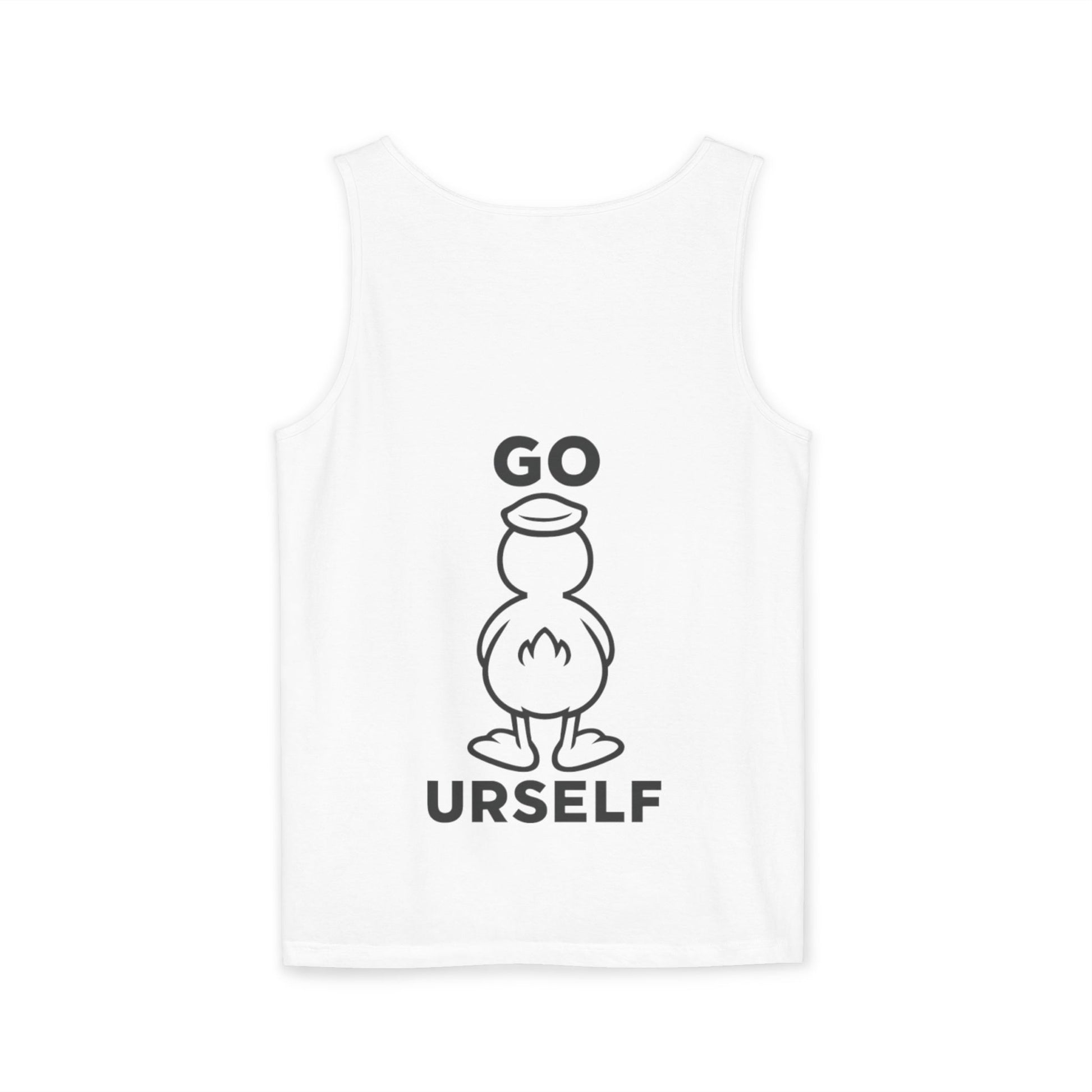 Humorous Unisex Tank Top - "Go Urself" - Perfect for Summer Outings, Gifts, and Casual Wear, Beachwear, Party Attire, Fun Statement Tee