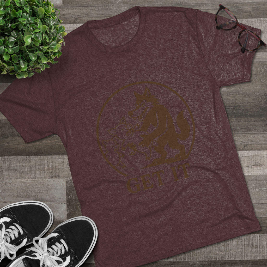 Playful Animal Graphic Tee - Unisex Crew Shirt, Funny Wolf Design, Gifts for Animal Lovers, Casual Wear, Humor Apparel, Birthday Gift