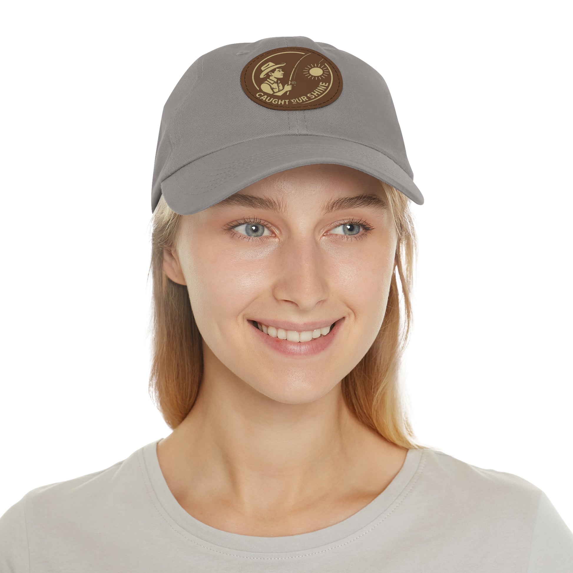 Stylish Dad Hat with Leather Patch | Perfect for Outdoors, Gift for Dads, Casual Wear, Summer Adventures, Trendy Accessories