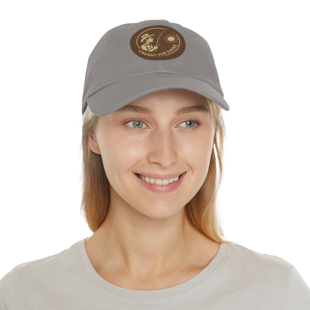 Stylish Dad Hat with Leather Patch | Perfect for Outdoors, Gift for Dads, Casual Wear, Summer Adventures, Trendy Accessories