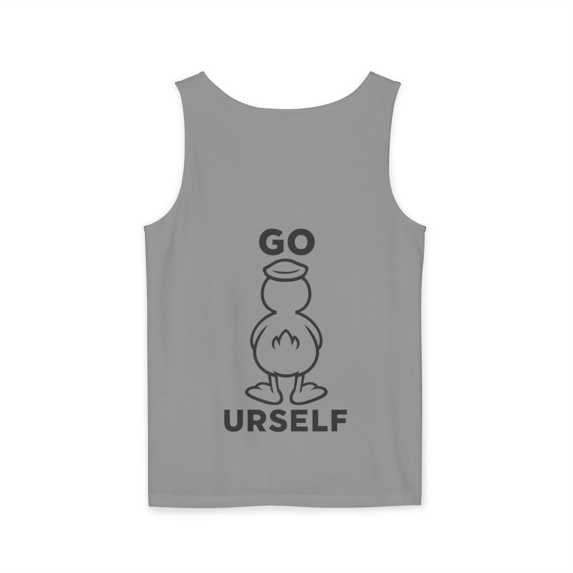Humorous Unisex Tank Top - "Go Urself" - Perfect for Summer Outings, Gifts, and Casual Wear, Beachwear, Party Attire, Fun Statement Tee