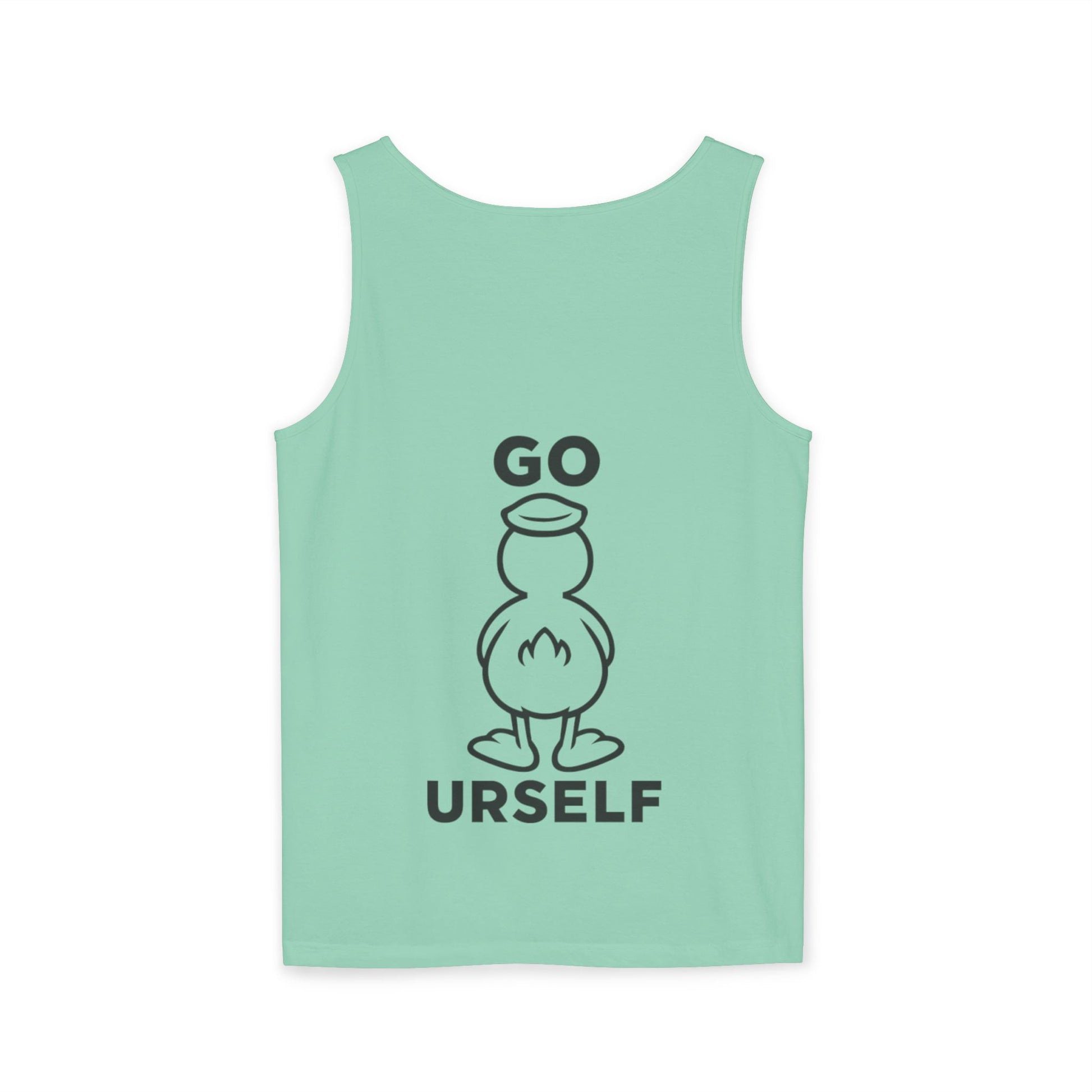 Humorous Unisex Tank Top - "Go Urself" - Perfect for Summer Outings, Gifts, and Casual Wear, Beachwear, Party Attire, Fun Statement Tee