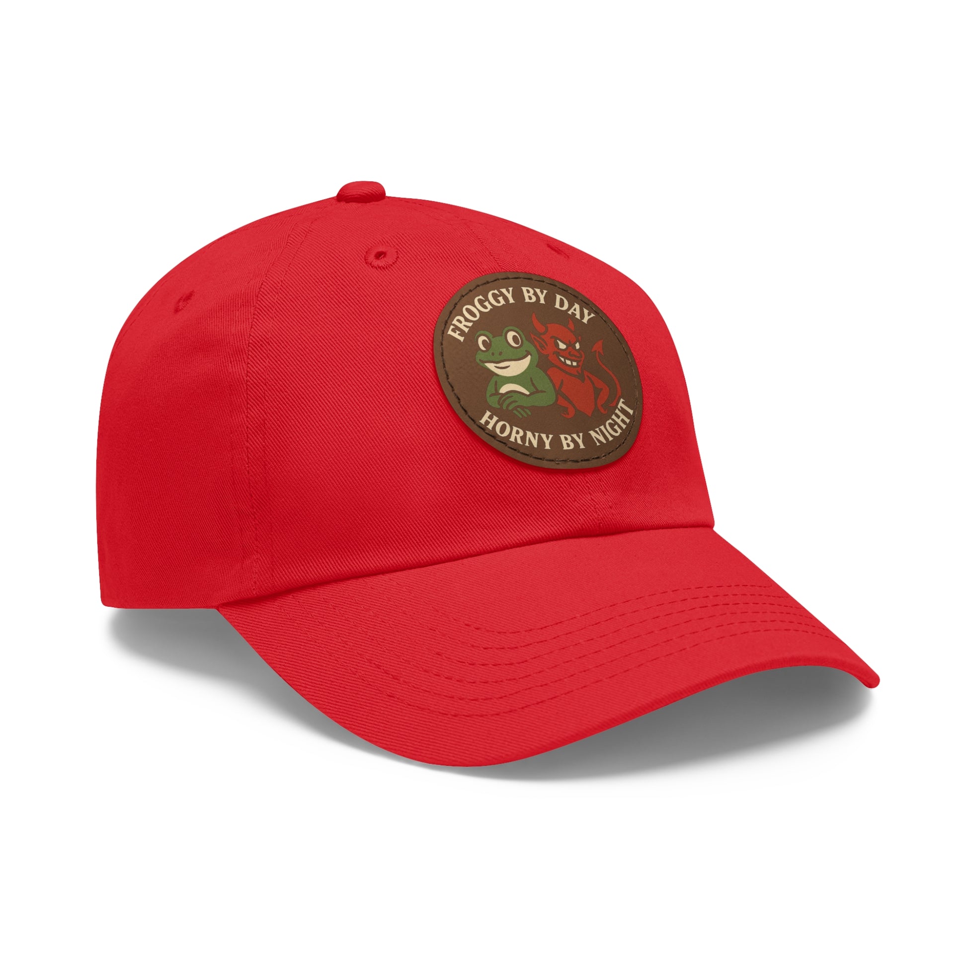 Frog & Devil Dad Hat | Funny Dad Cap, Gift for Father's Day, Casual Style, Outdoor Accessory, Unique Summer Hat