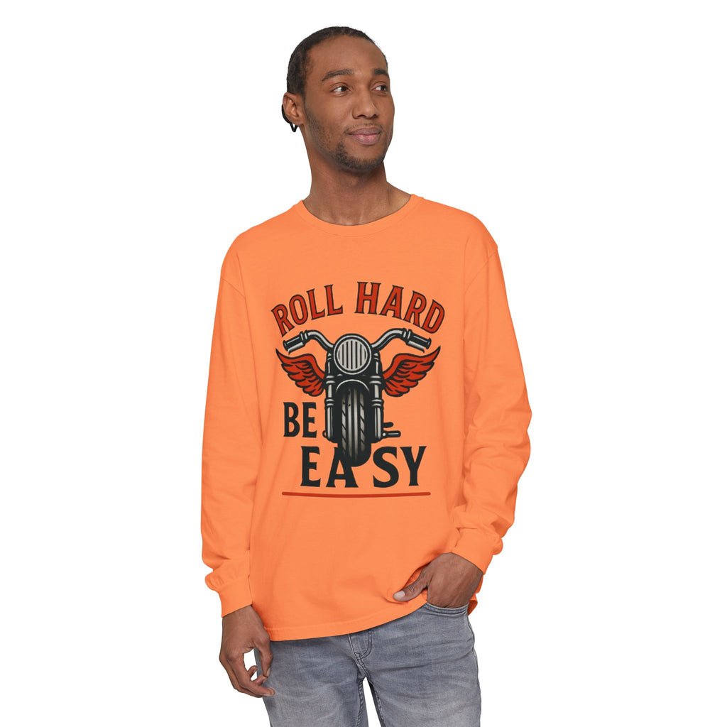 Unisex Garment-dyed Long Sleeve T-Shirt