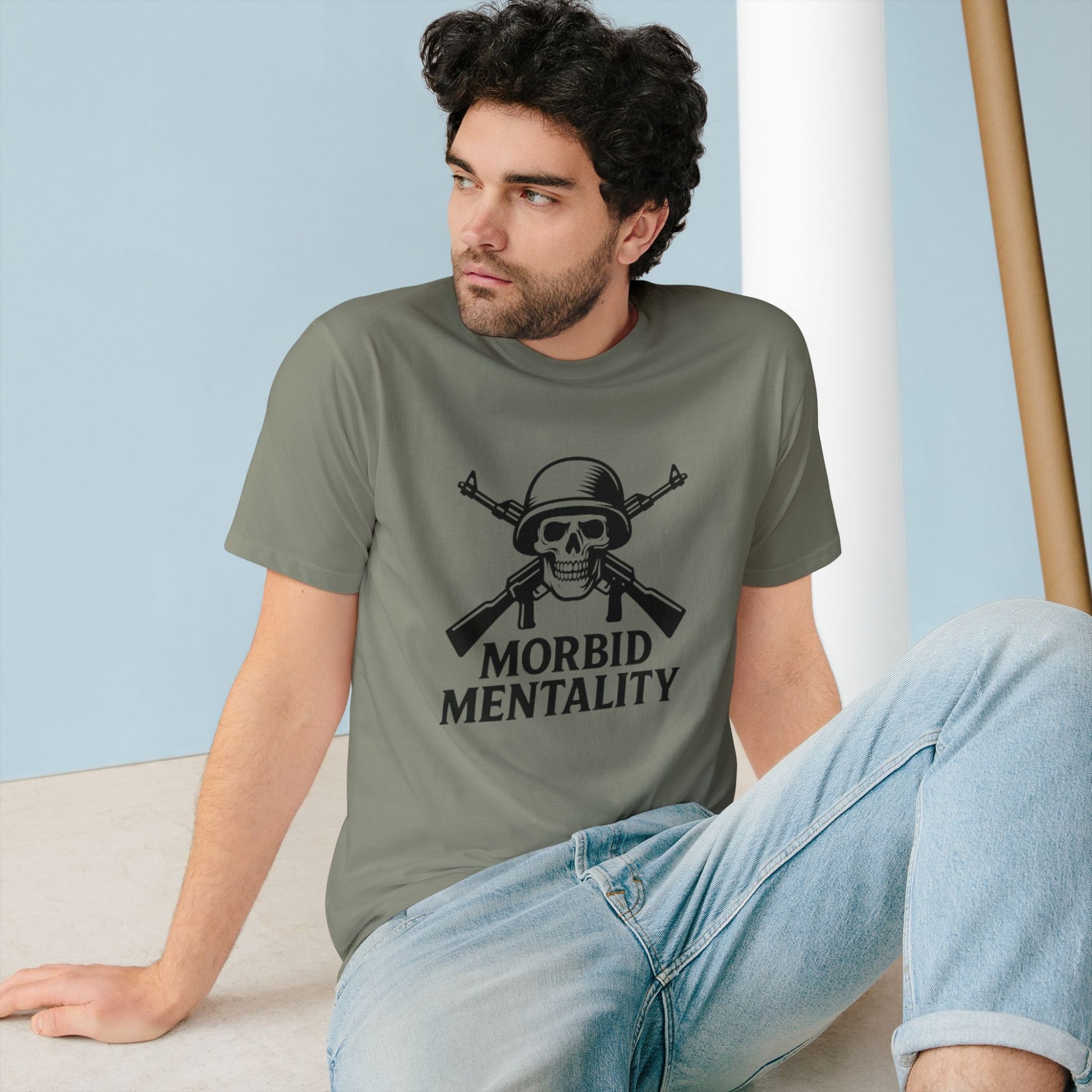 Morbid Mentality T-Shirt | Skull Graphic Tee, Casual Wear, Gift for Halloween, Punk Style, Everyday Comfort