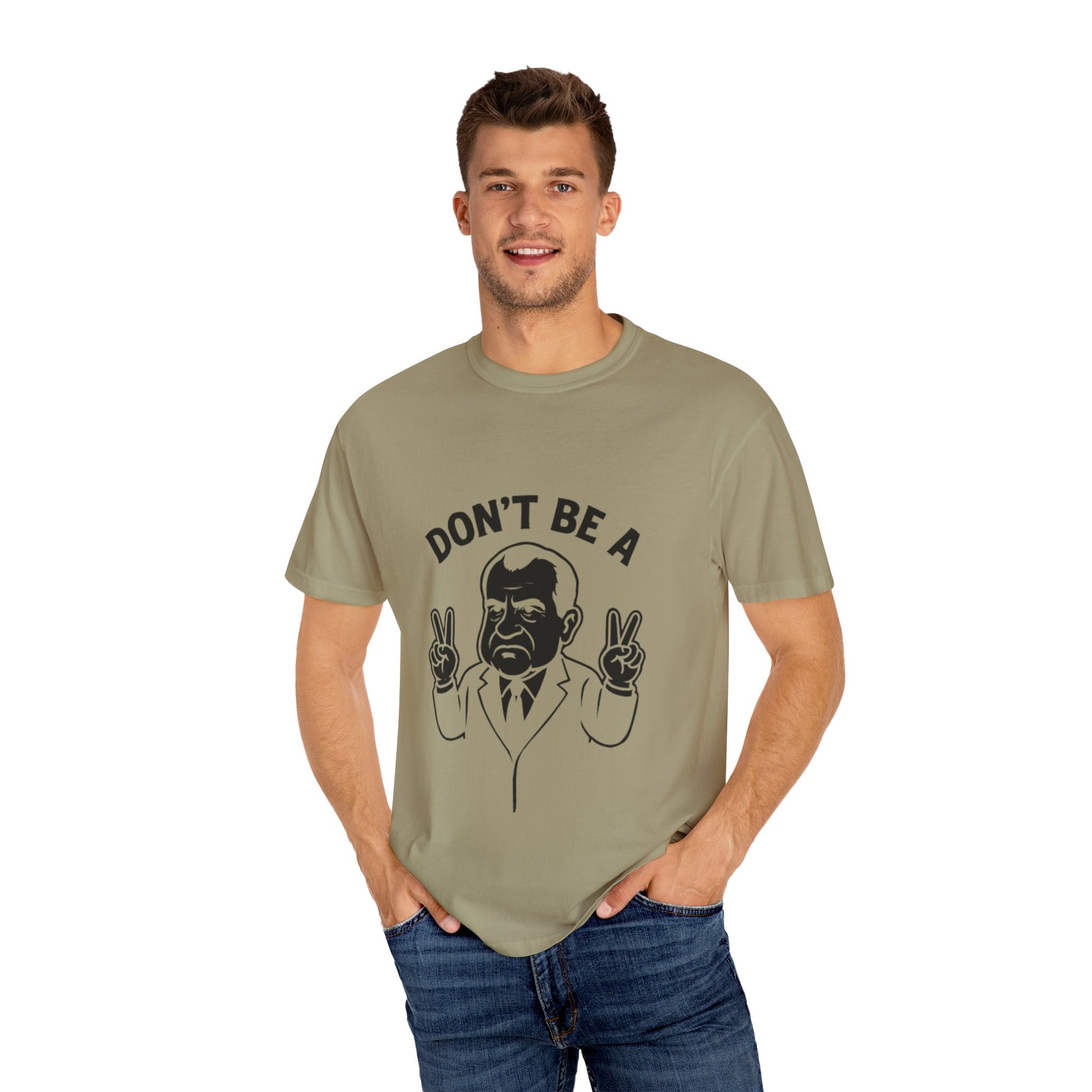 Humorous Unisex T-Shirt - Don't Be a Nixon, Political Satire Tee, Gift for Activists, Casual Wear, Vintage Style