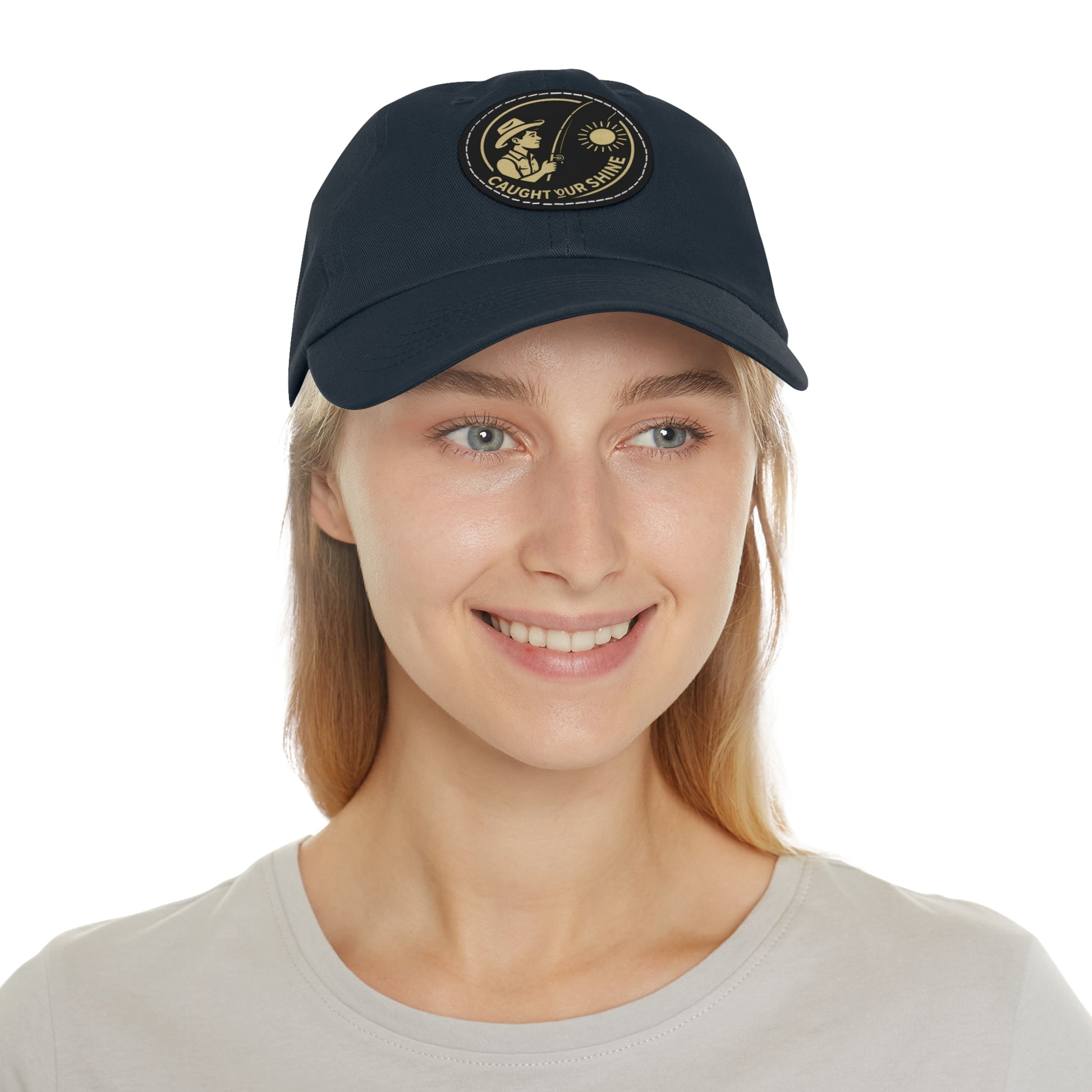 Stylish Dad Hat with Leather Patch | Perfect for Outdoors, Gift for Dads, Casual Wear, Summer Adventures, Trendy Accessories