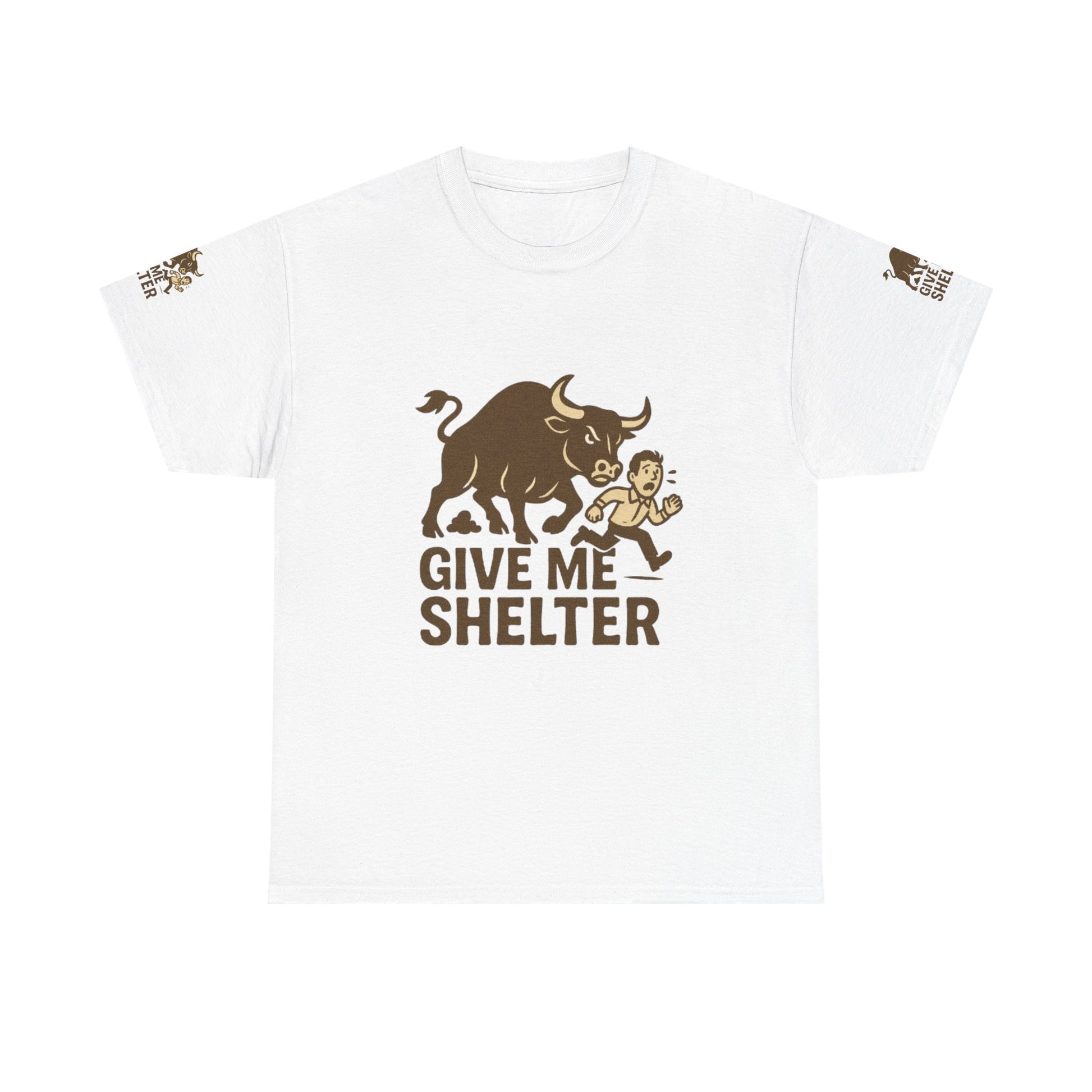 Shelter Run Unisex Cotton Tee | Funny Graphic Tee, Gift for Animal Lovers, Casual Wear, Birthday Humor, Unique Statement Shirt