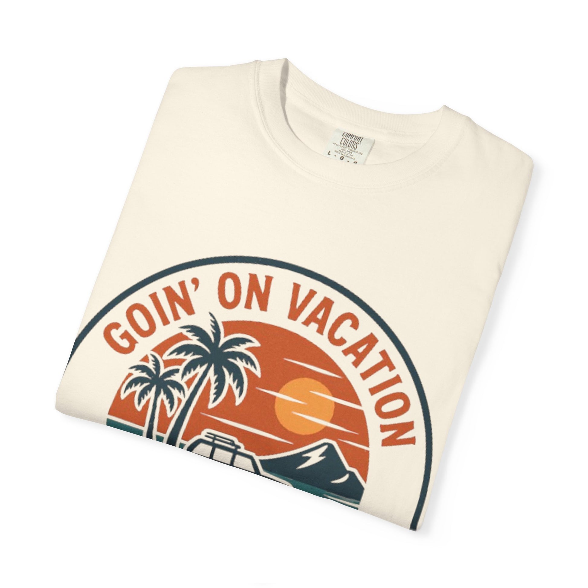 Vacation Vibes Graphic Tee - Goin' on Vacation, Leavin' on Probation, Gift for Travelers, Summer T-Shirt, Fun Casual Wear, Unisex Apparel