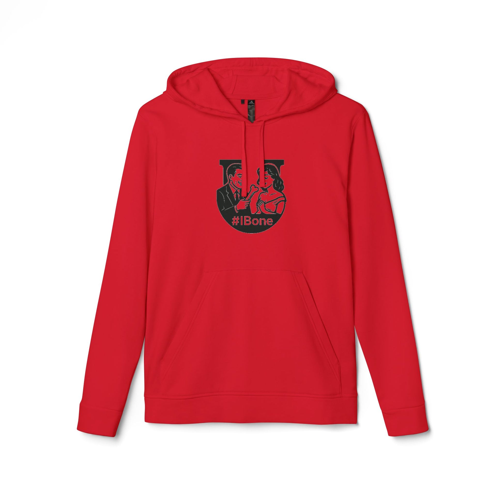 Unisex Fleece Hoodie with #IBone Graphic, Cozy Casual Wear for Everyday, Gift for Friends, Perfect for Events, Sportswear