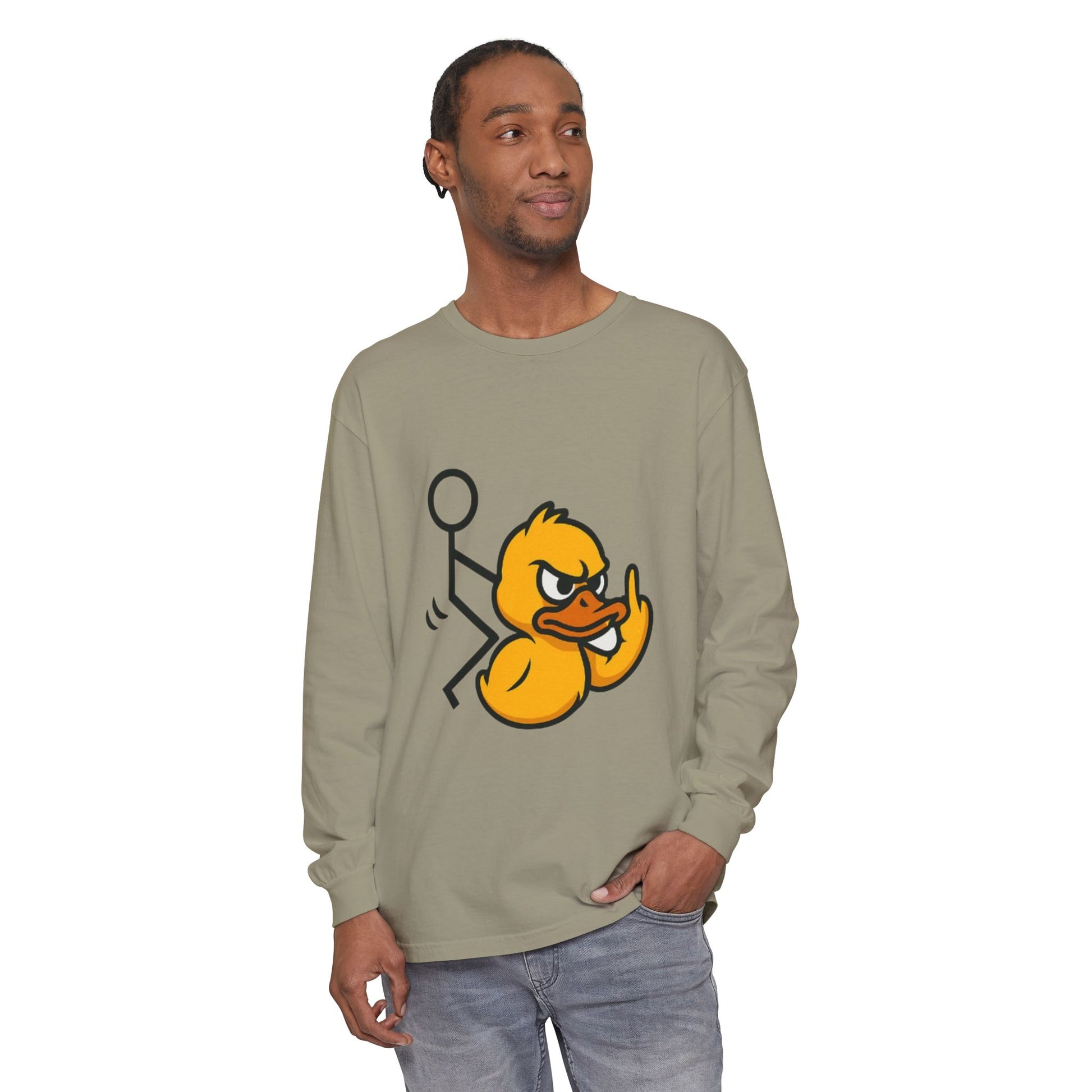 Unisex Garment-dyed Long Sleeve T-Shirt
